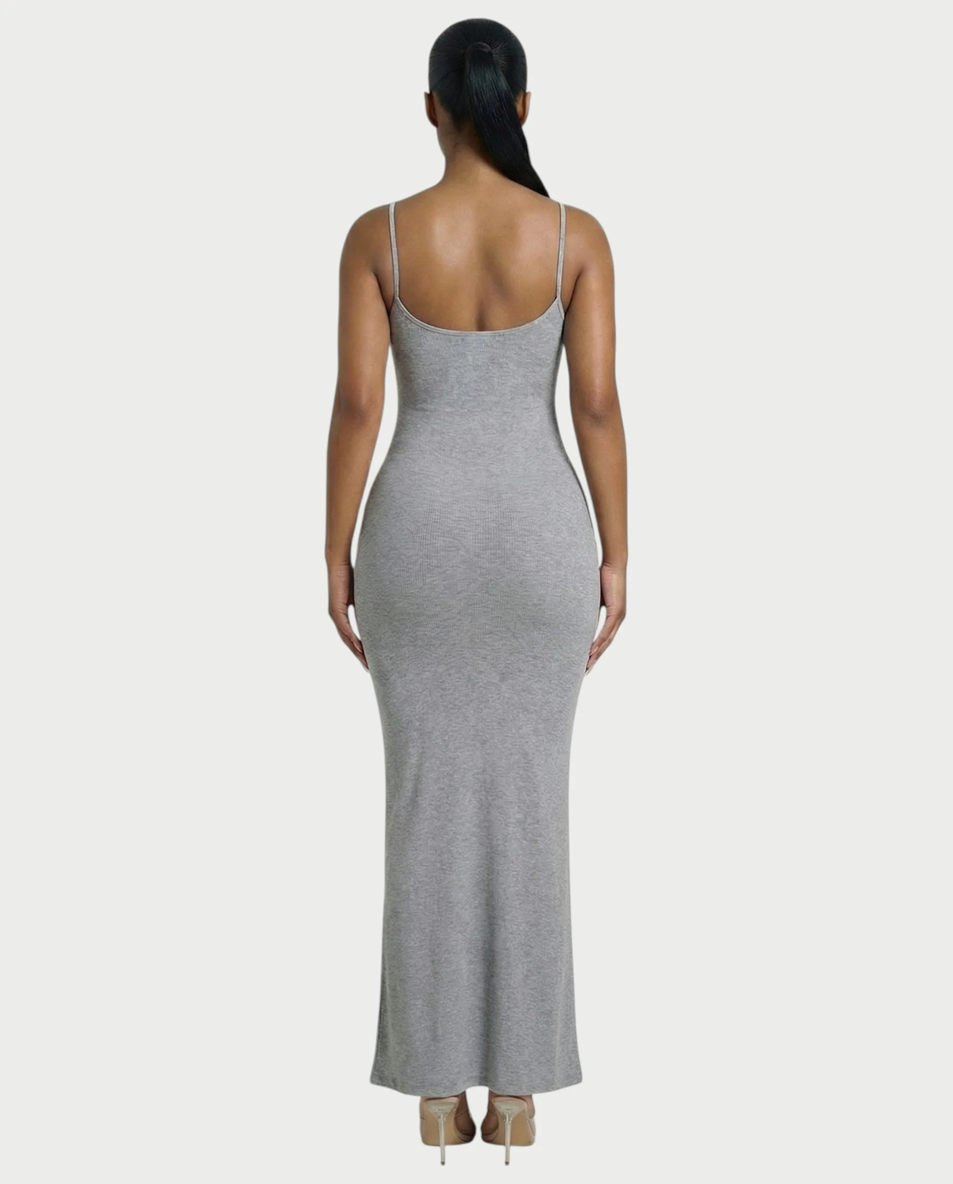 Ribbed Spaghetti Strap Maxi Dress - Image 22