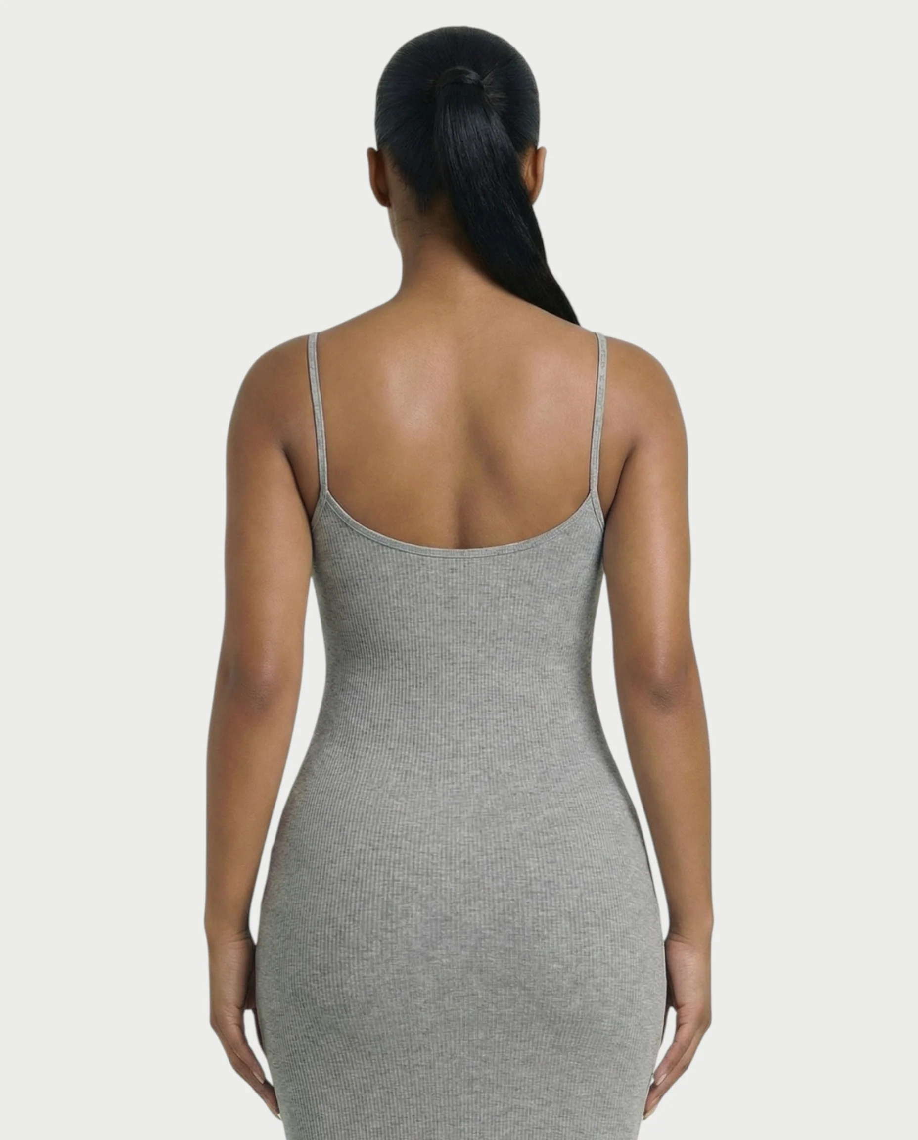 Ribbed Spaghetti Strap Maxi Dress - Image 25