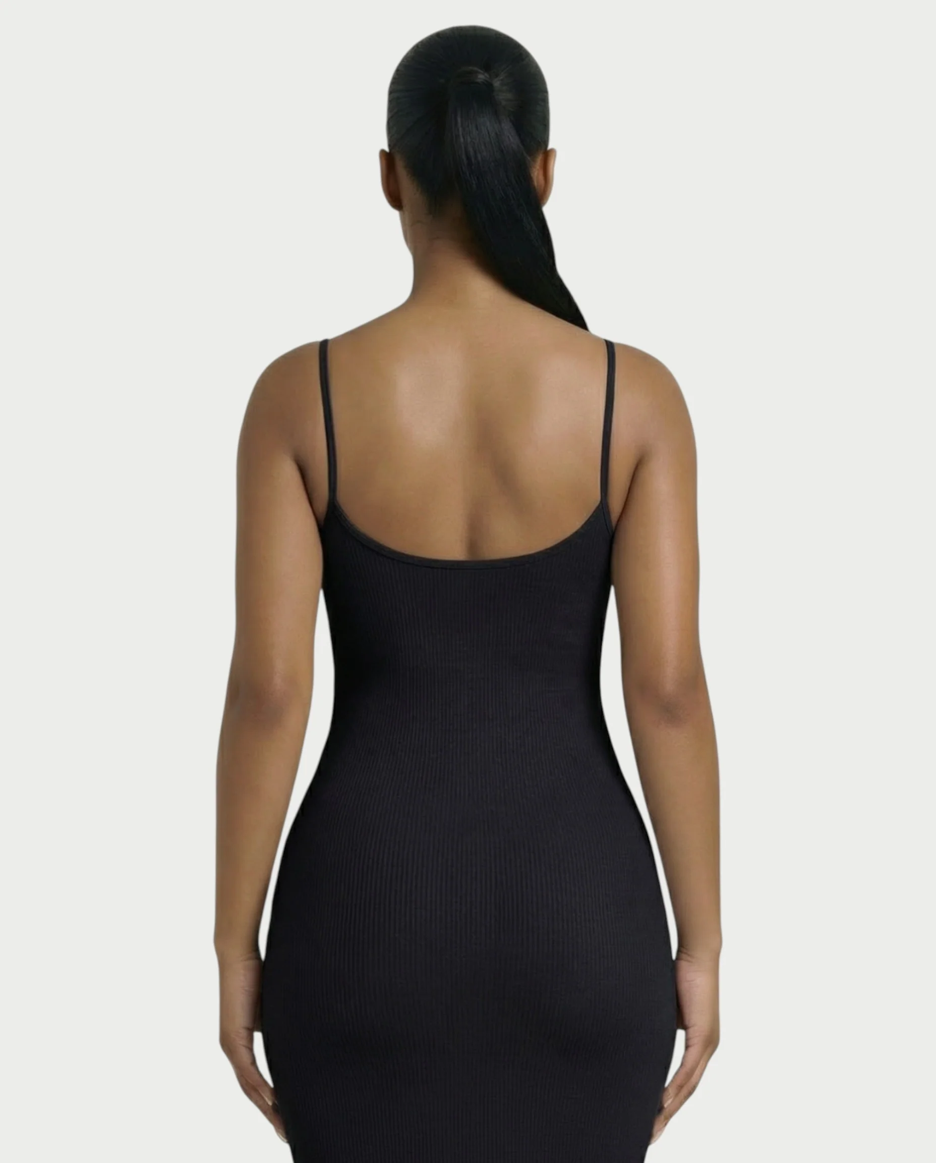 Ribbed Spaghetti Strap Maxi Dress - Image 5