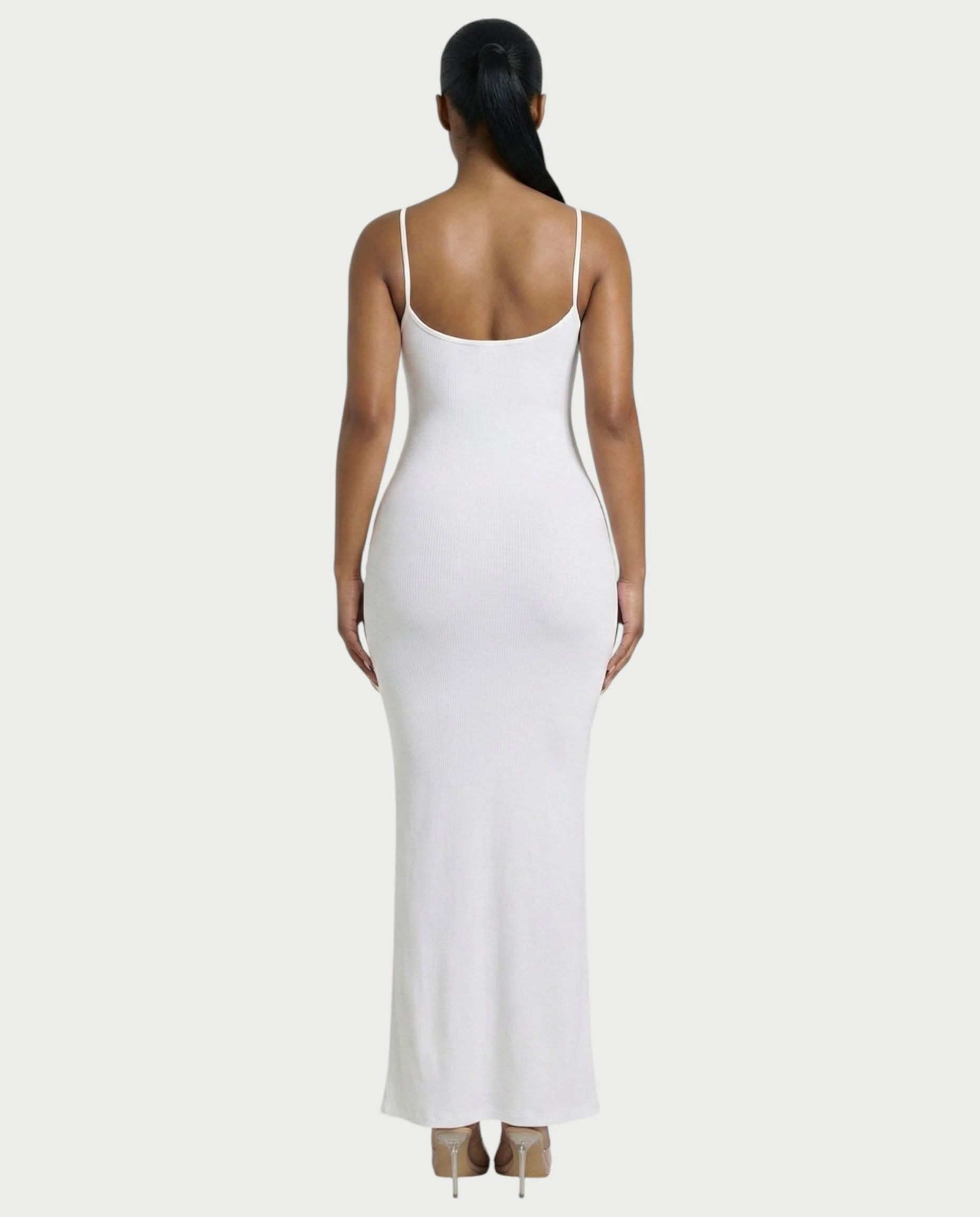 Ribbed Spaghetti Strap Maxi Dress - Image 7