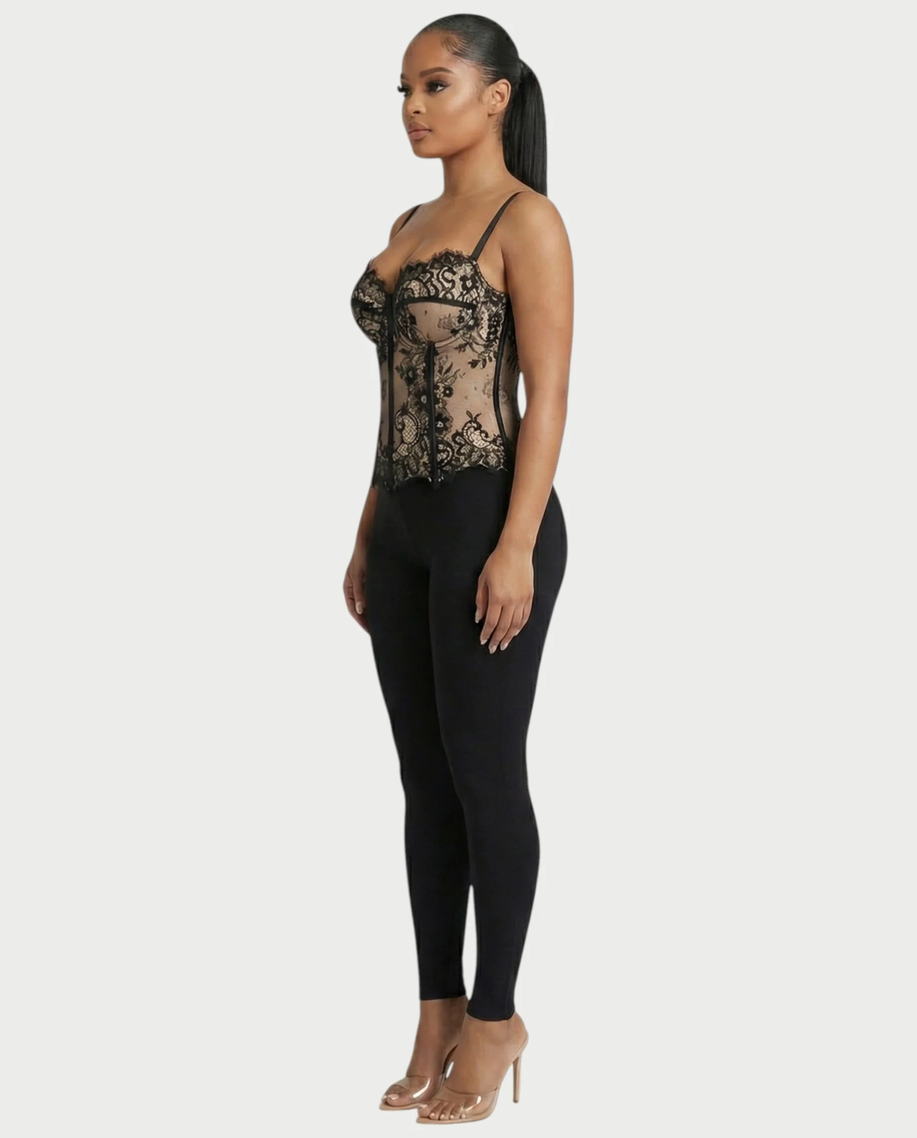 SAMIE Lace Corset Top - Image 3