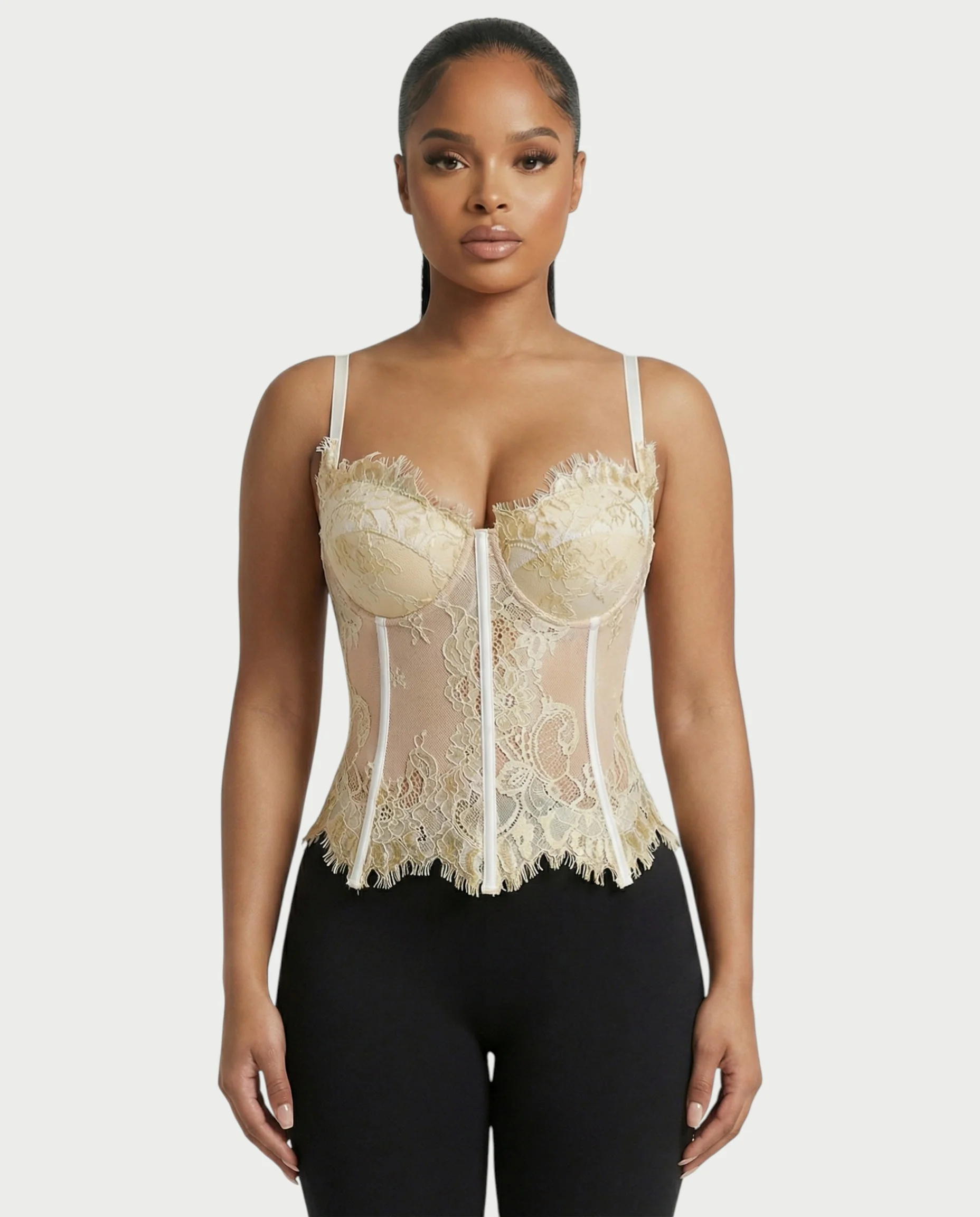 SAMIE Lace Corset Top - Image 9