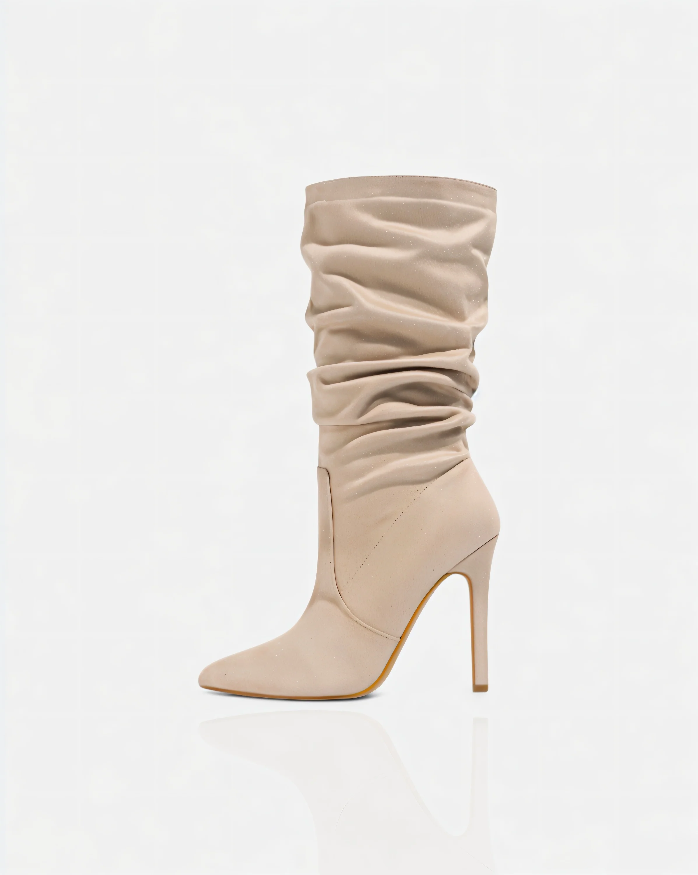 SANYA Slouchy Pointed-Toe Stiletto Boots - Image 12