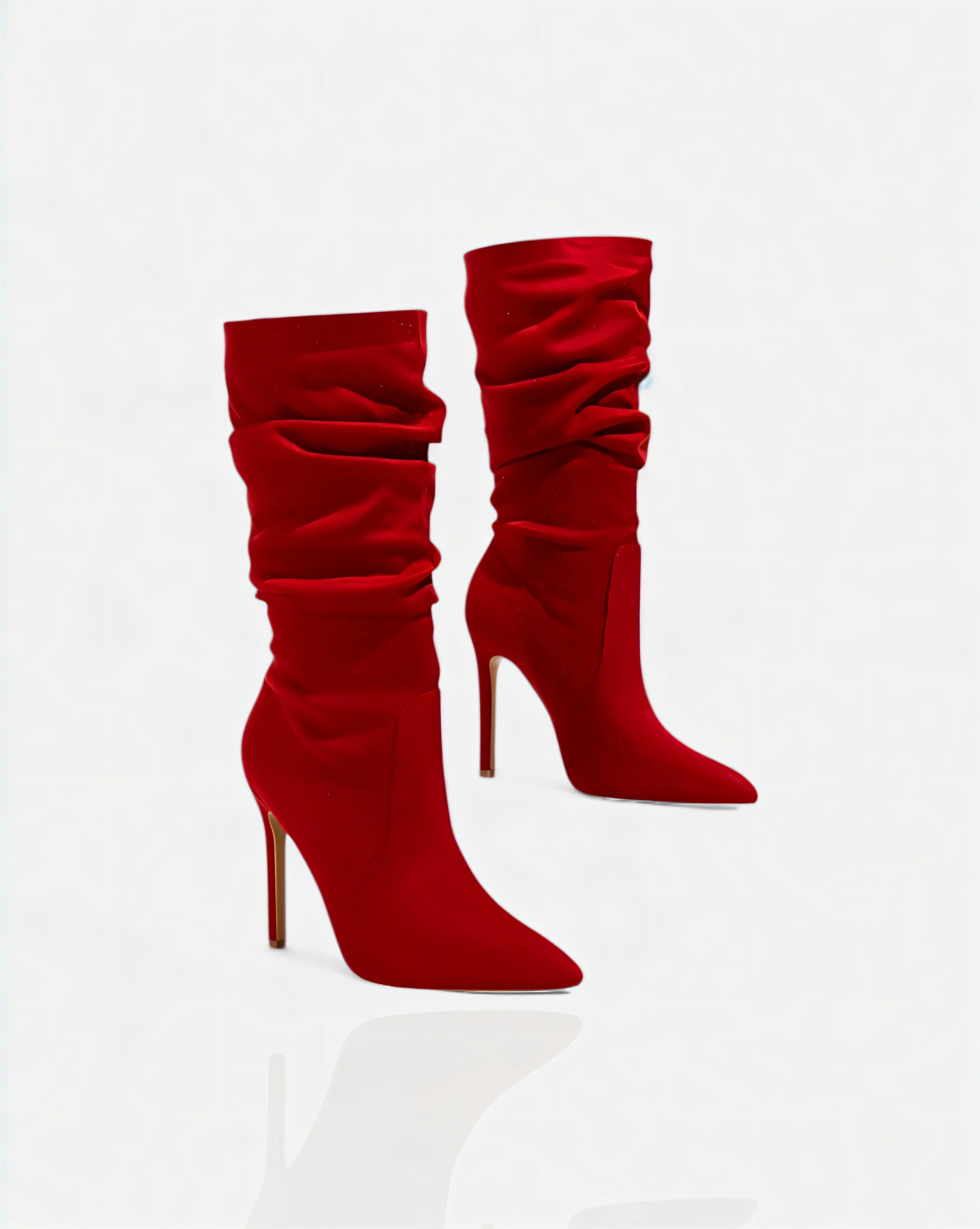 SANYA Slouchy Pointed-Toe Stiletto Boots - Image 3