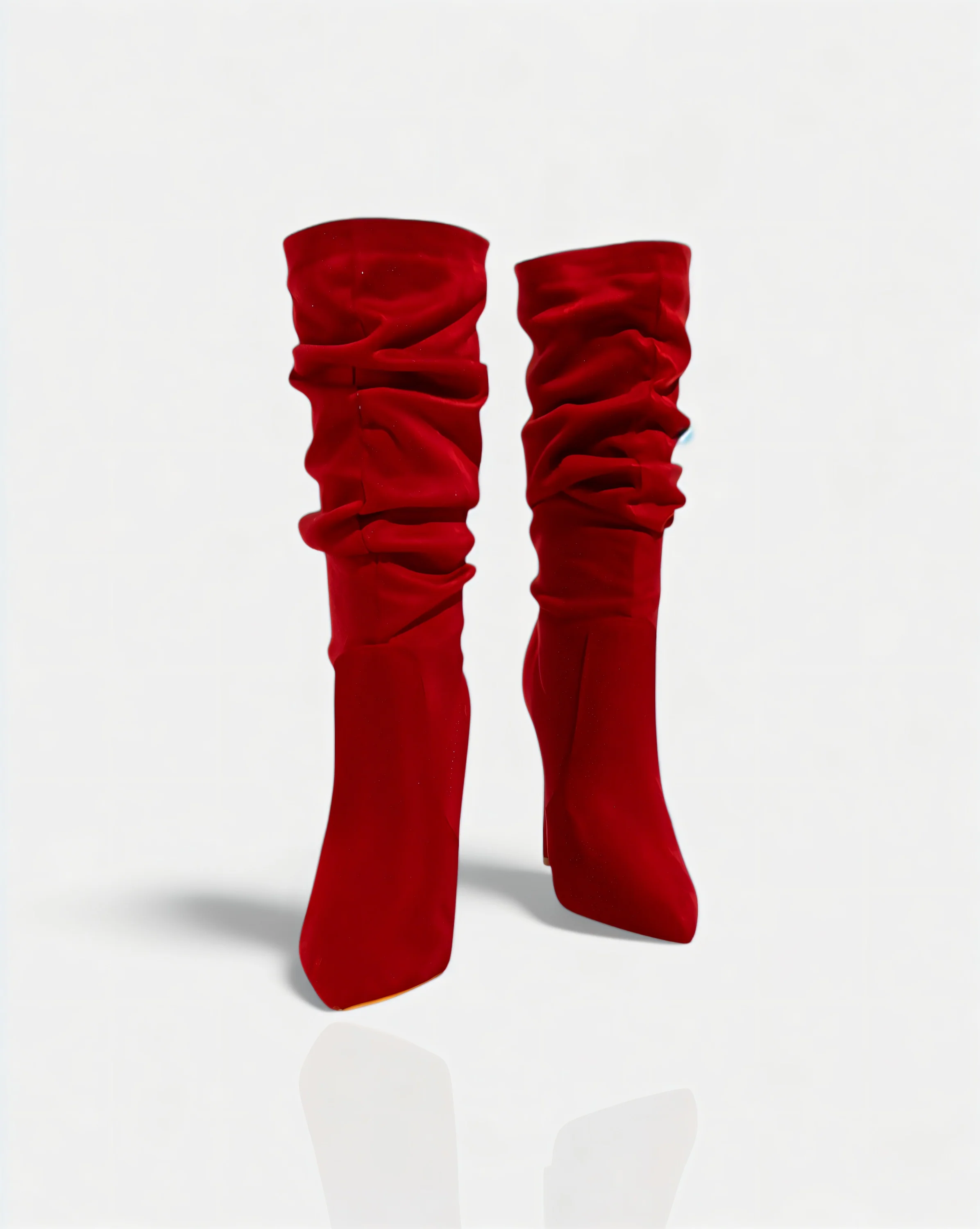 SANYA Slouchy Pointed-Toe Stiletto Boots - Image 4