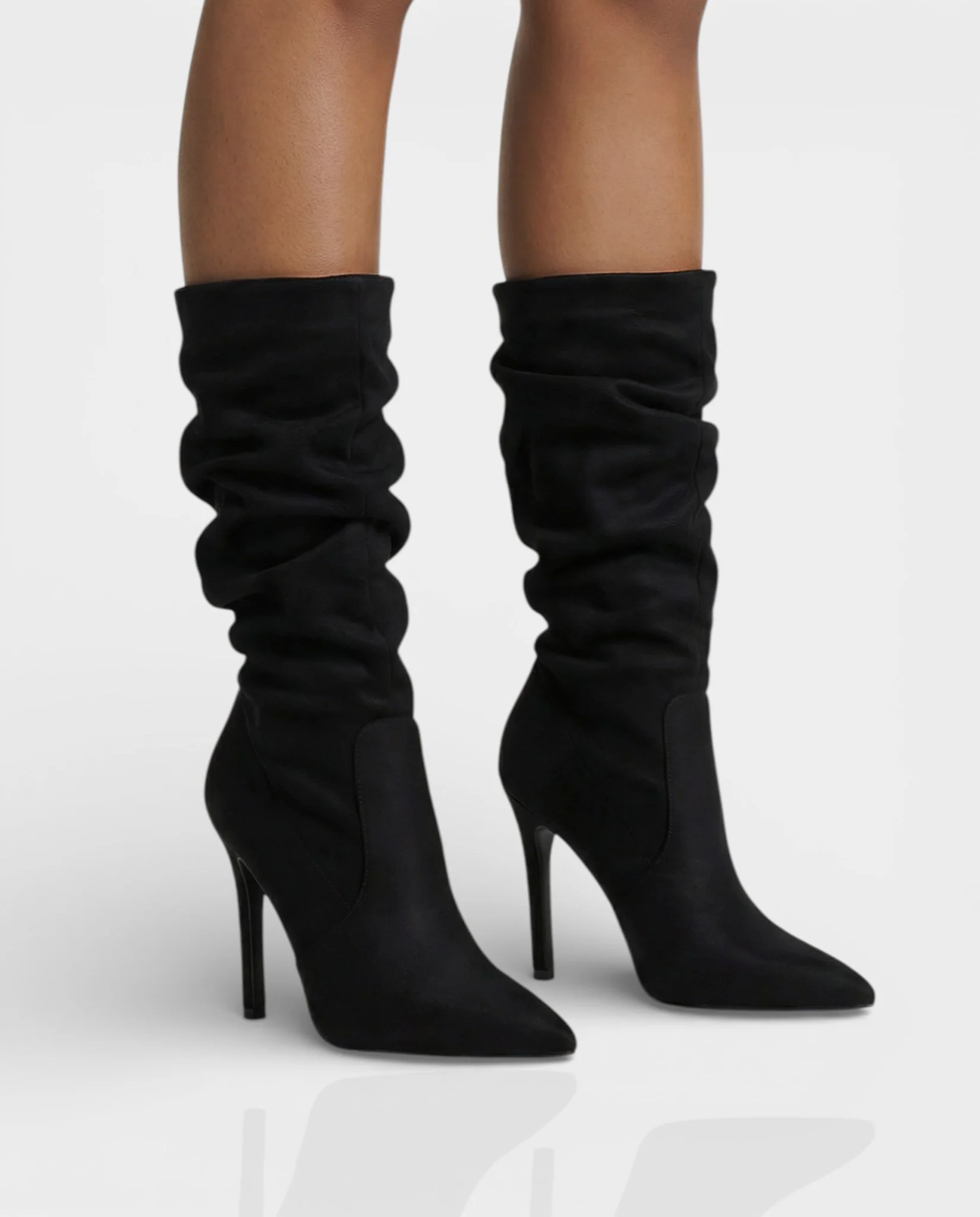 SANYA Slouchy Pointed-Toe Stiletto Boots - Image 6