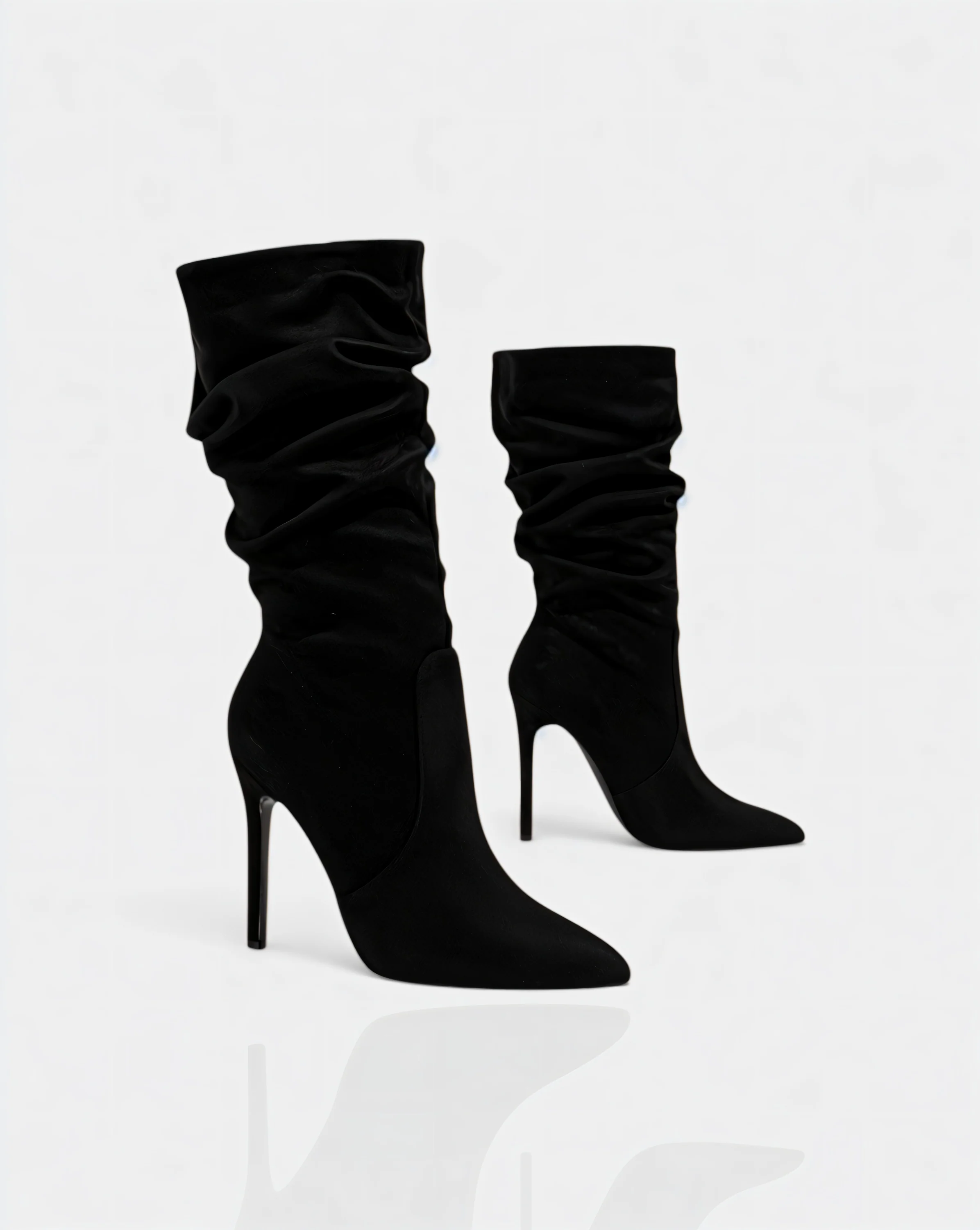 SANYA Slouchy Pointed-Toe Stiletto Boots - Image 8