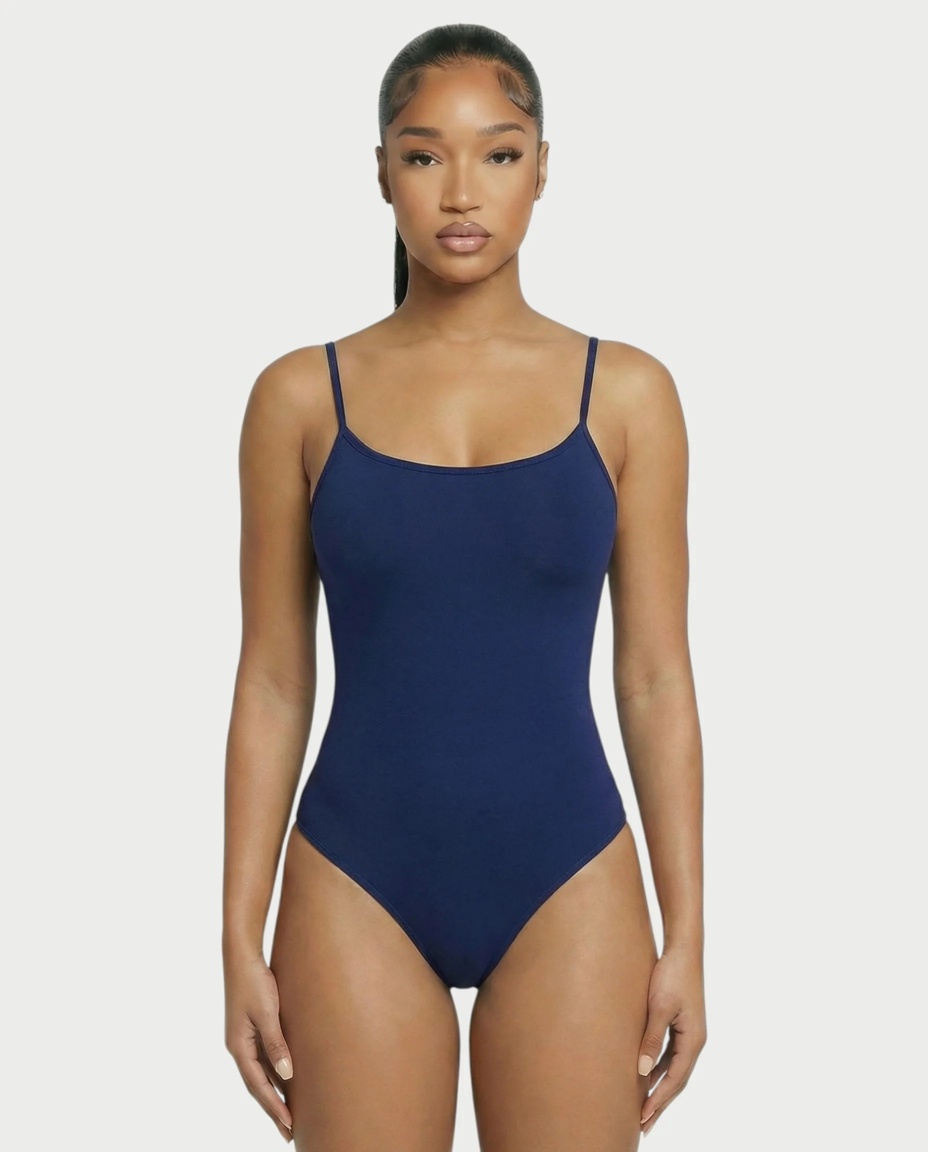 Scoop Neck Thong Bodysuit - Image 11