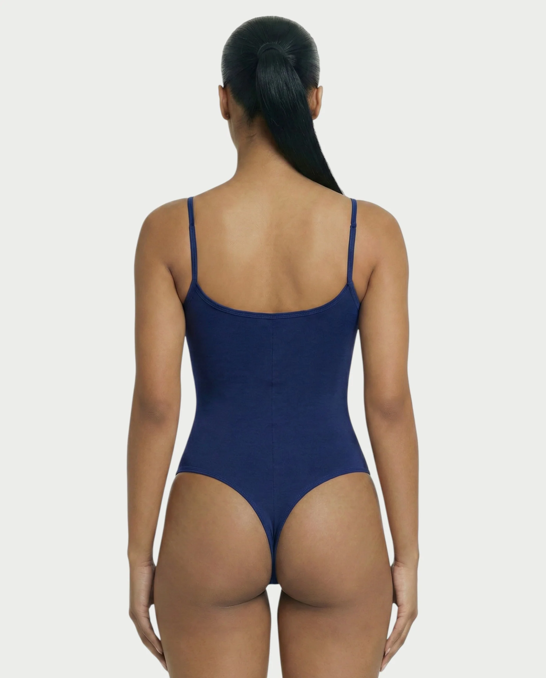 Scoop Neck Thong Bodysuit - Image 12
