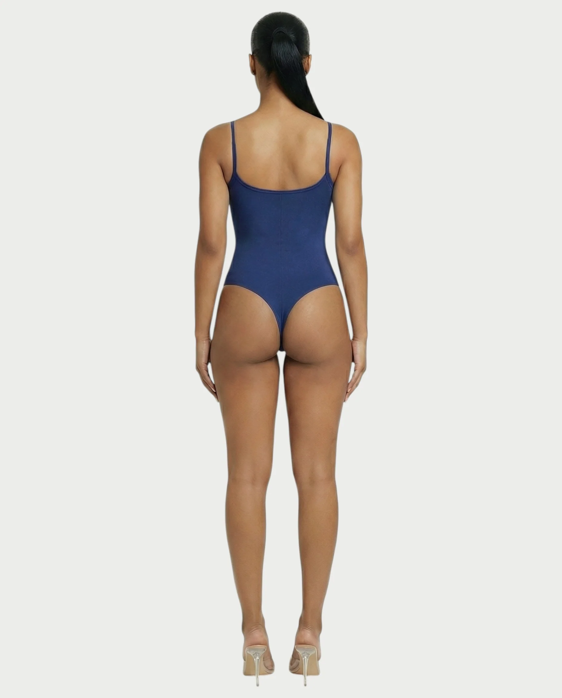 Scoop Neck Thong Bodysuit - Image 15