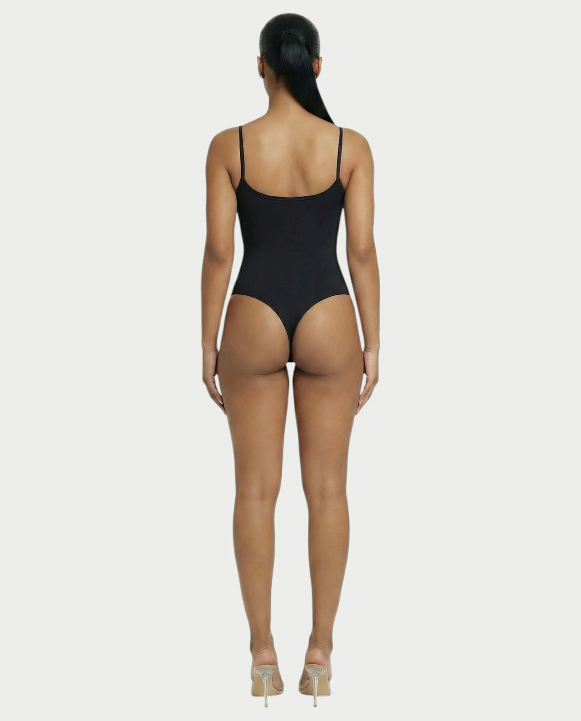 Scoop Neck Thong Bodysuit - Image 20
