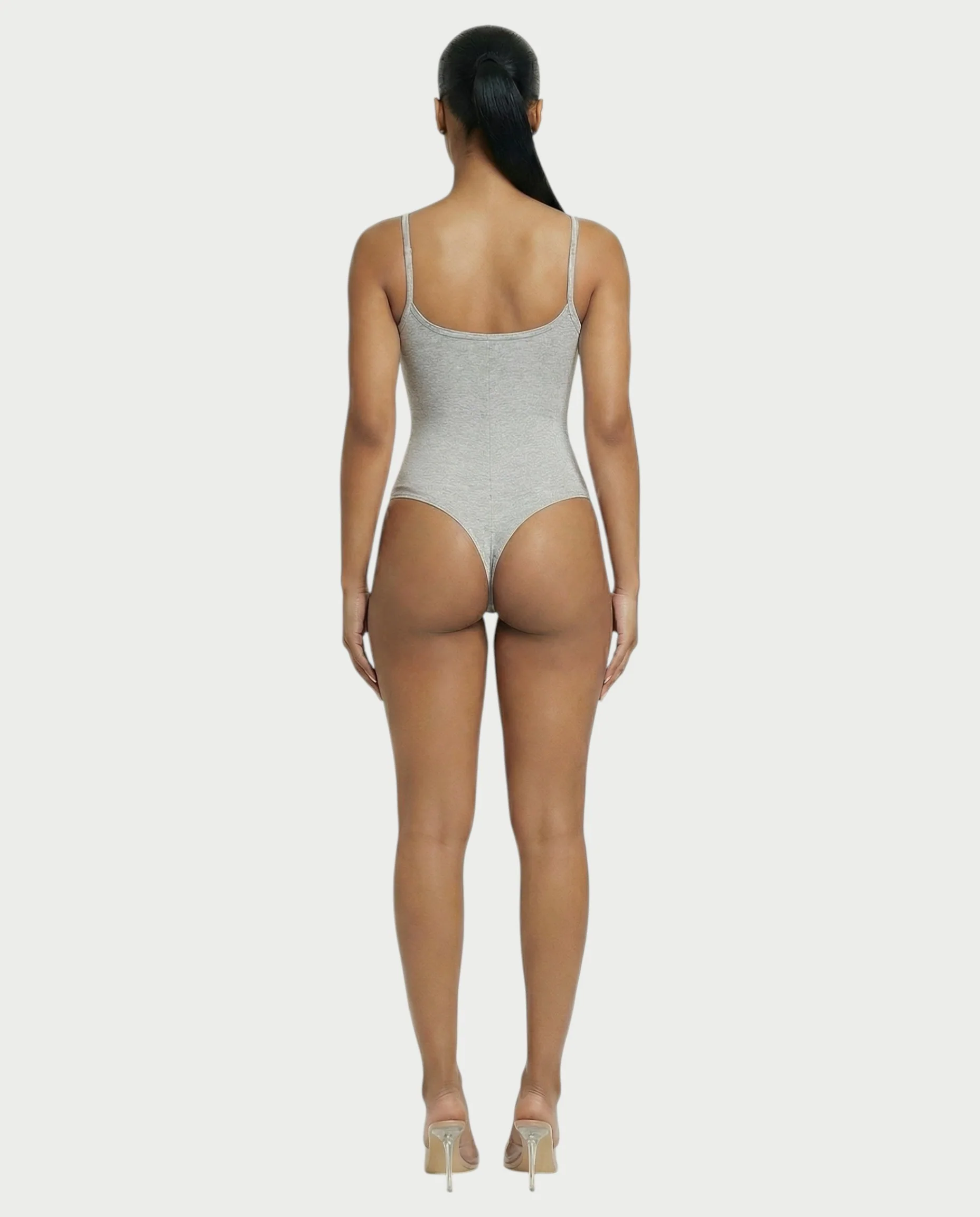 Scoop Neck Thong Bodysuit - Image 5