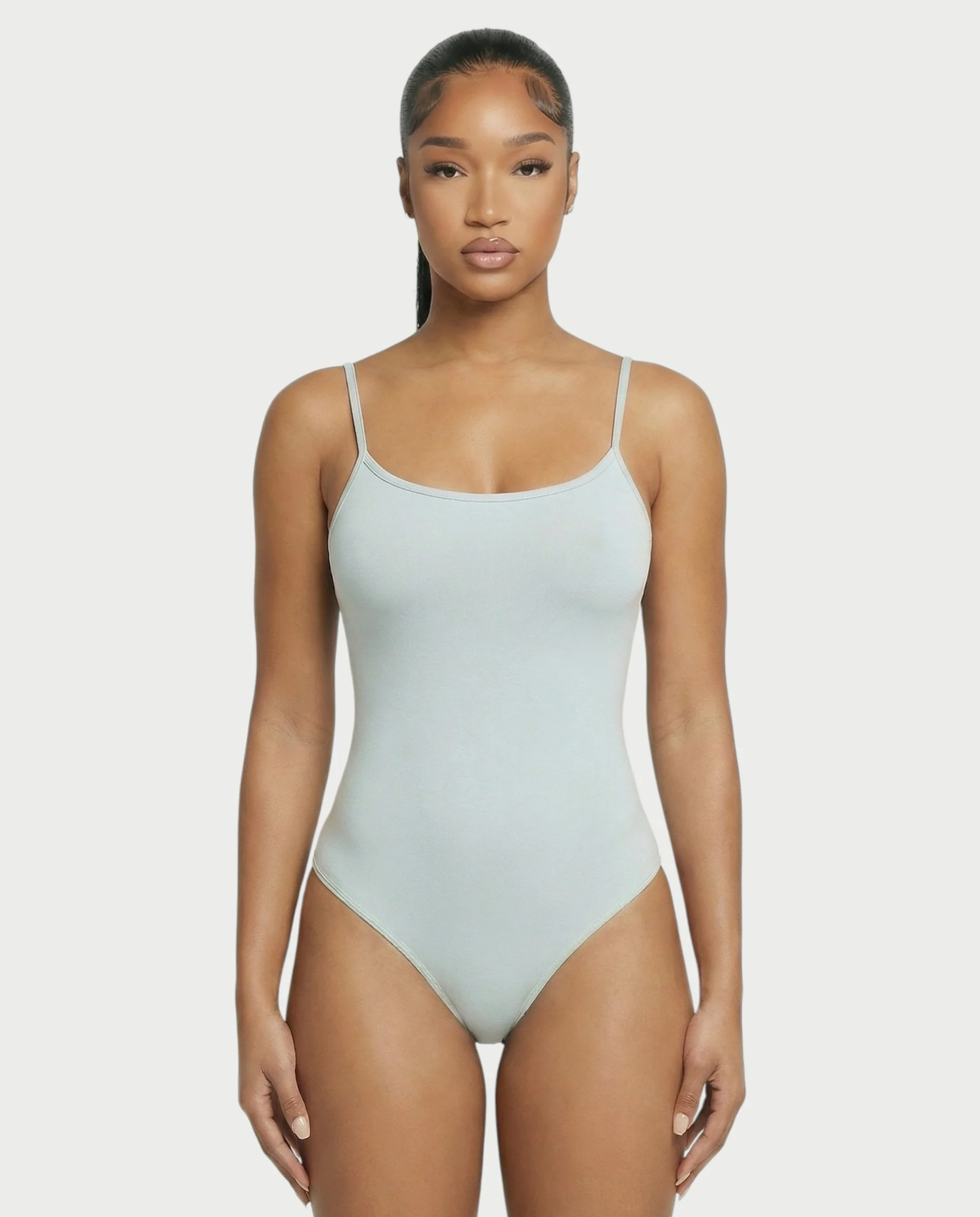 Scoop Neck Thong Bodysuit - Image 6