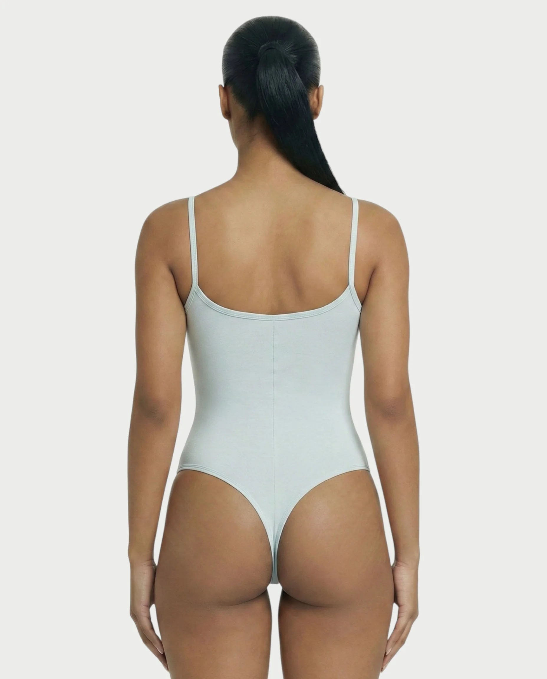 Scoop Neck Thong Bodysuit - Image 7