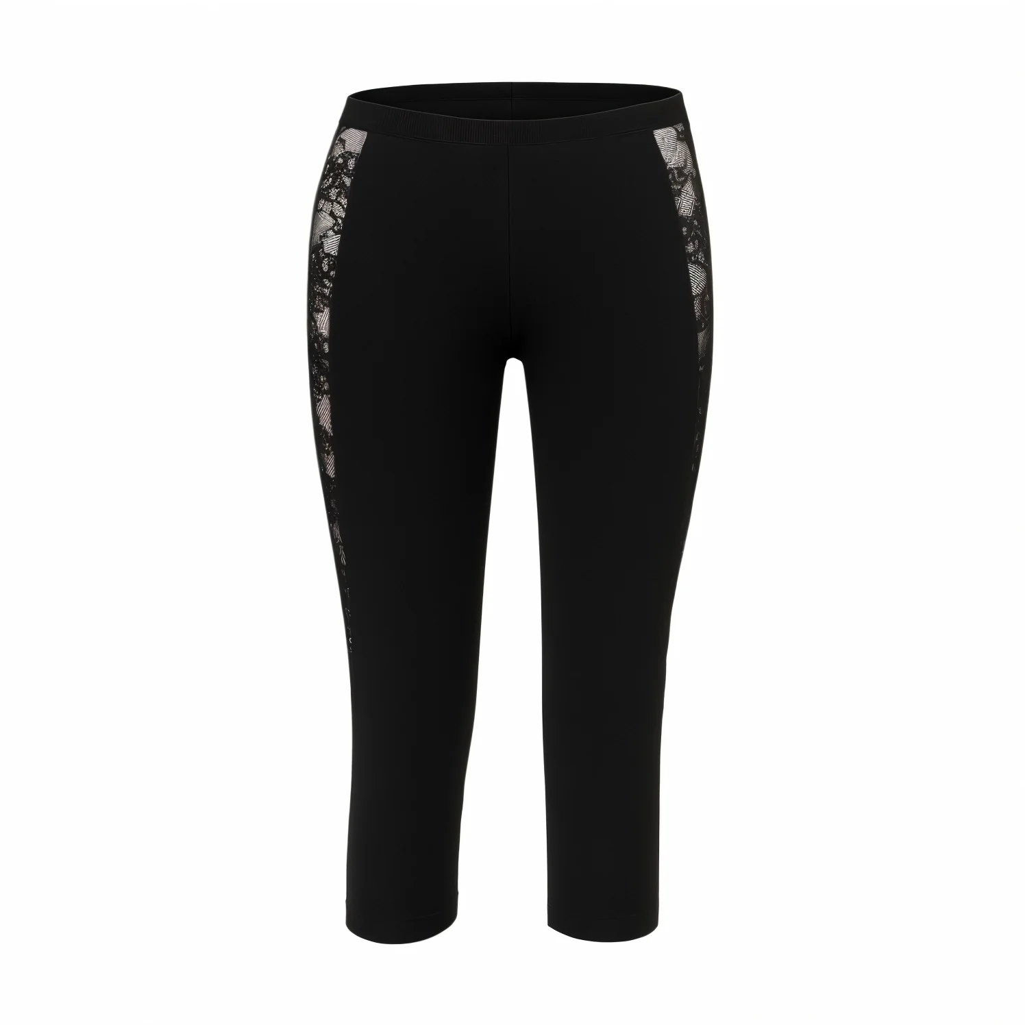 SELMA Lace Panel Capri Pants - Image 4