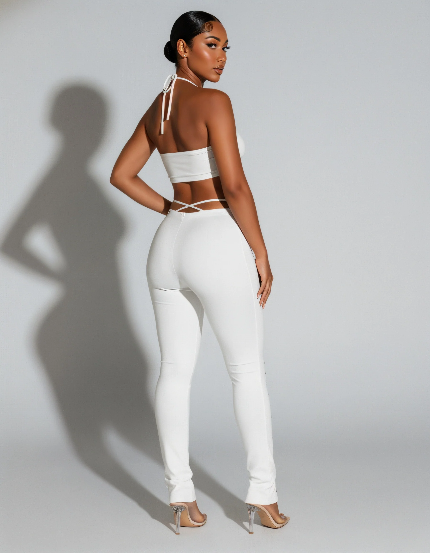 SORELA Crop Top & Lace-up Pants Set - Image 12