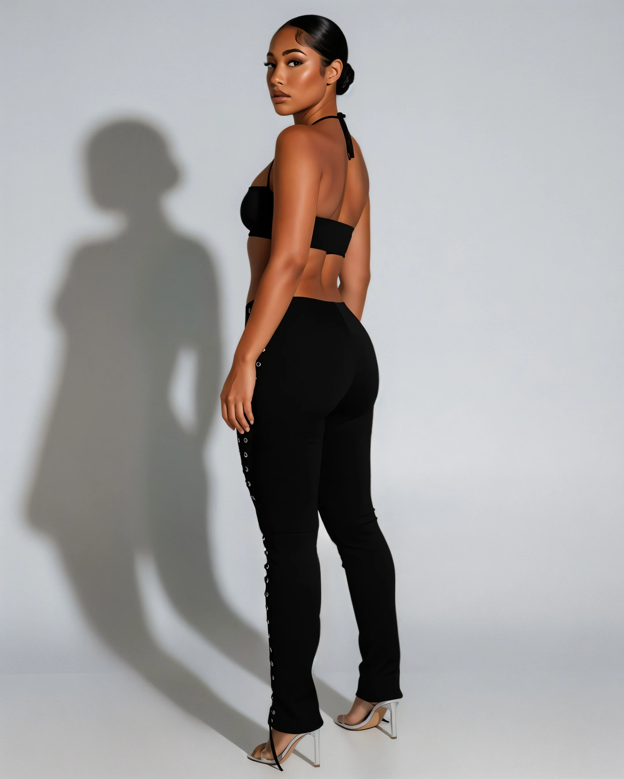 SORELA Crop Top & Lace-up Pants Set - Image 4