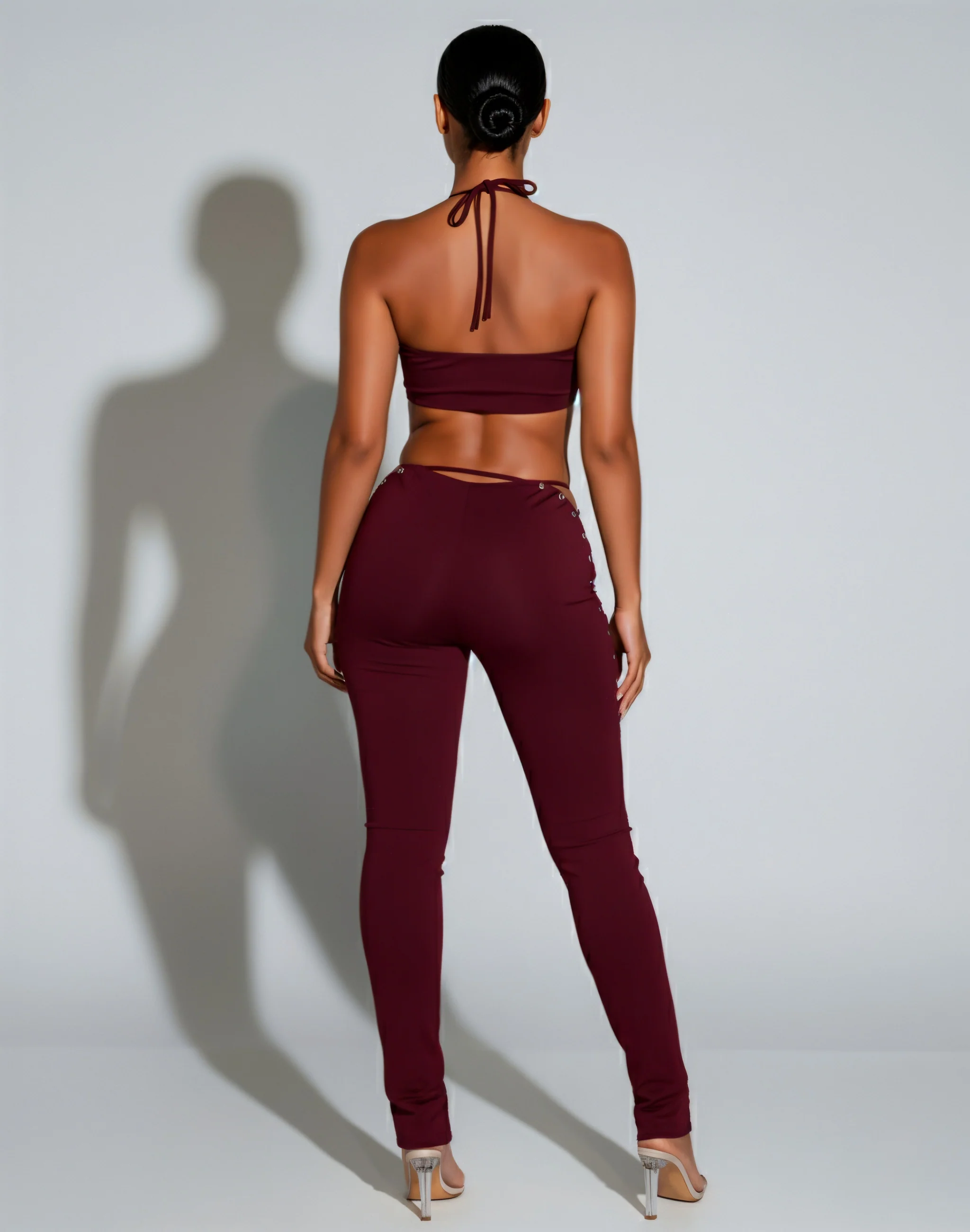 SORELA Crop Top & Lace-up Pants Set - Image 8