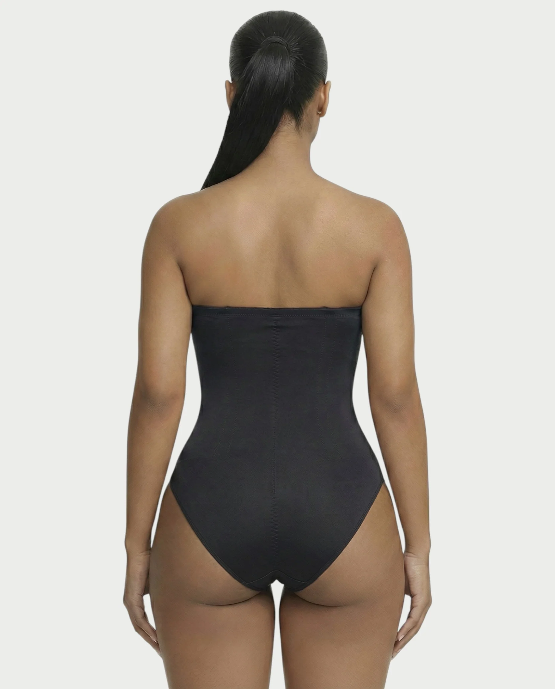 Strapless Corset Shapewear Bodysuit - Image 10