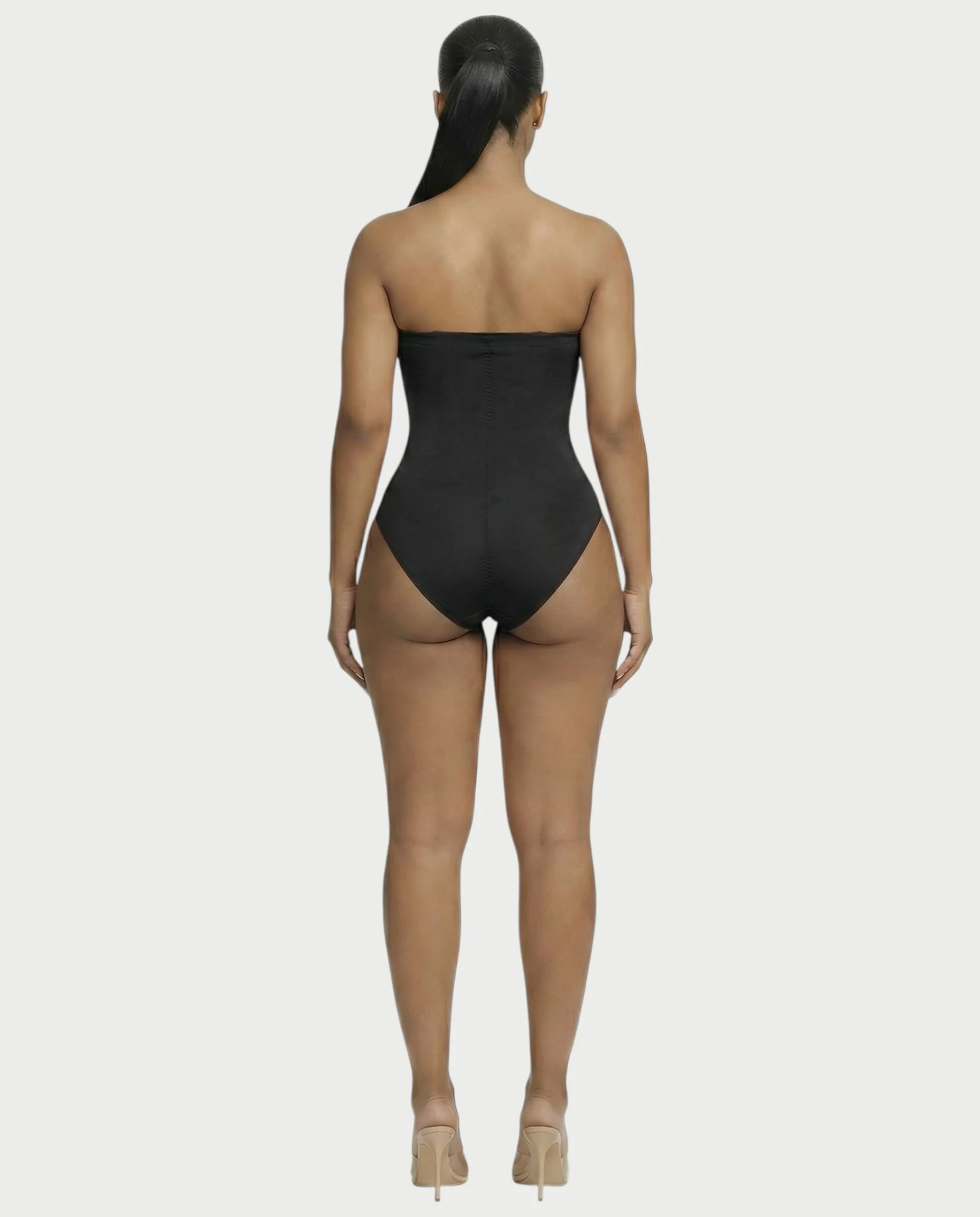Strapless Corset Shapewear Bodysuit - Image 12