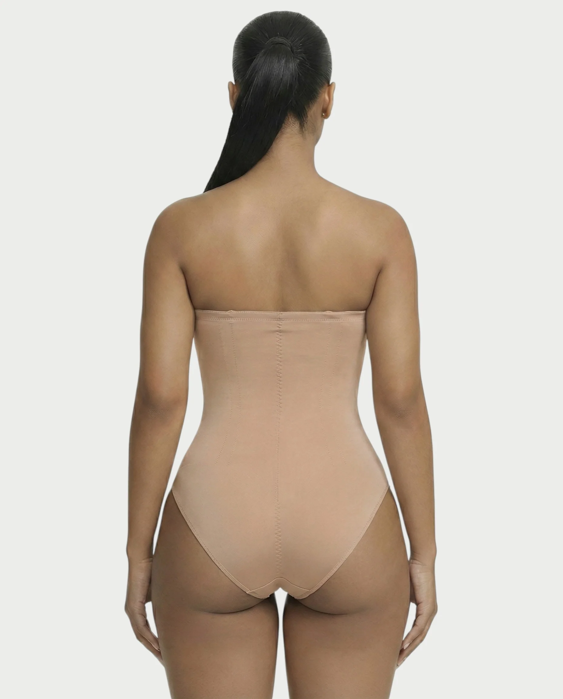 Strapless Corset Shapewear Bodysuit - Image 16