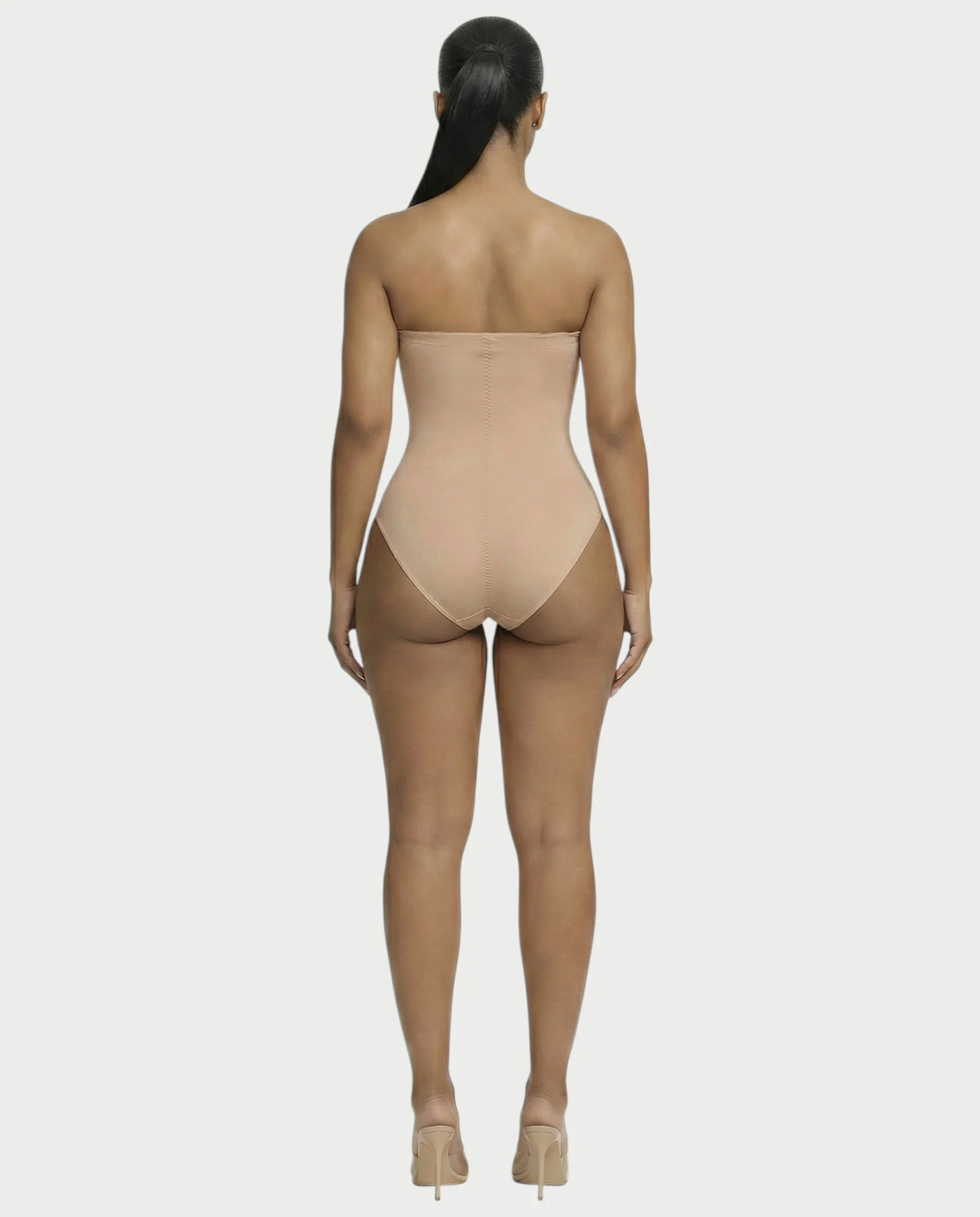 Strapless Corset Shapewear Bodysuit - Image 18