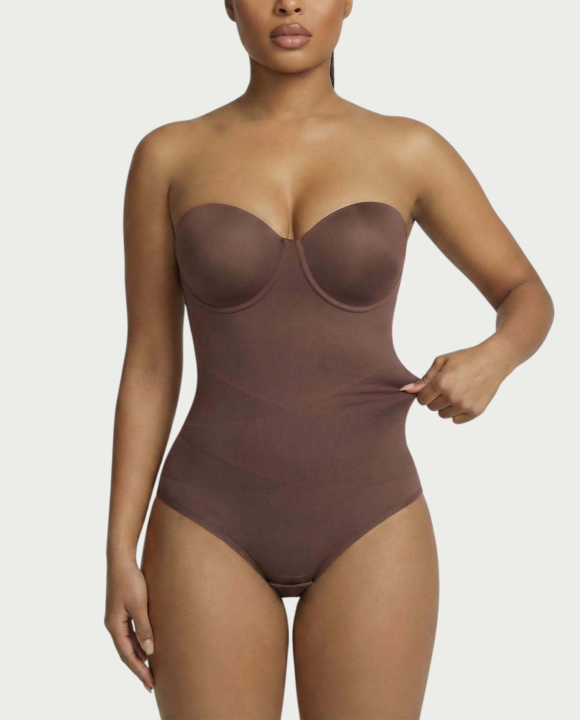 Strapless Corset Shapewear Bodysuit - Image 20