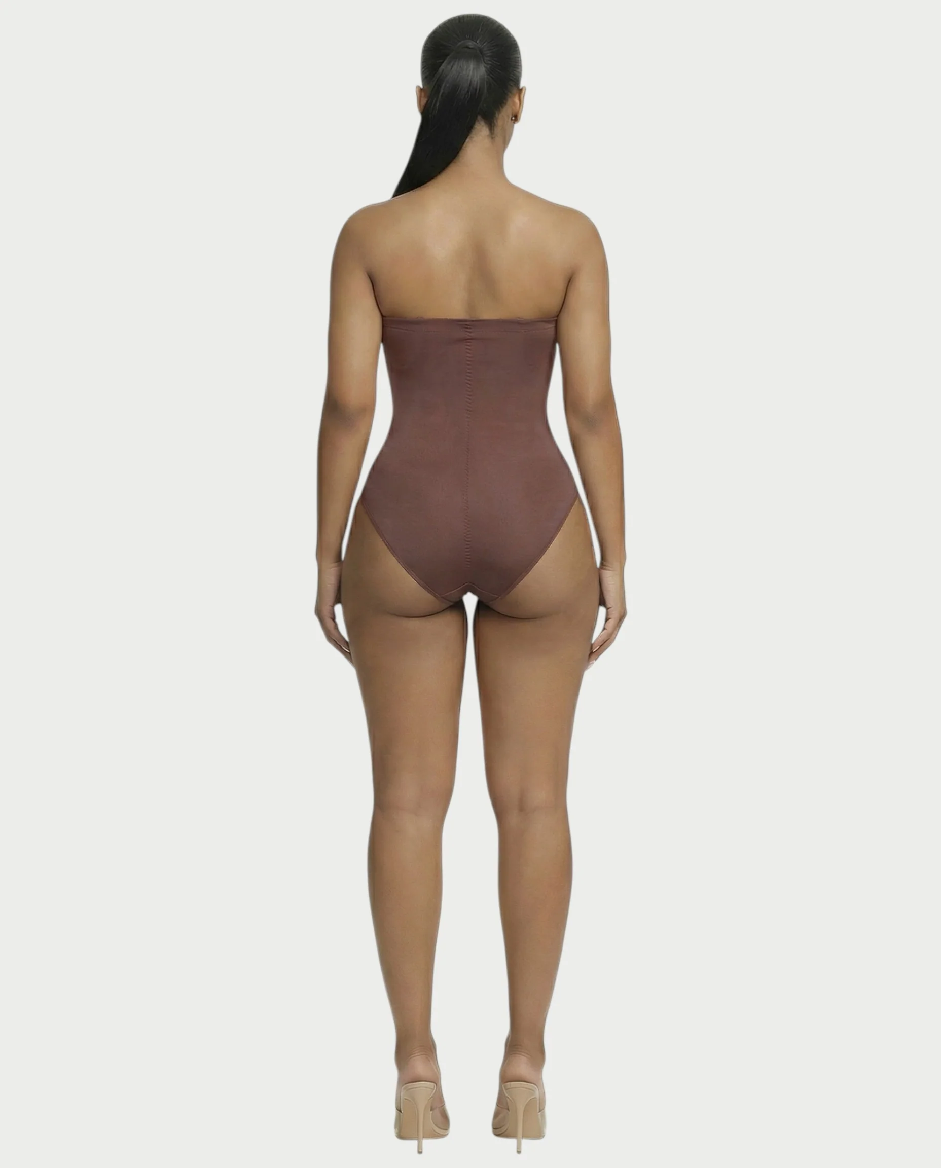 Strapless Corset Shapewear Bodysuit - Image 24