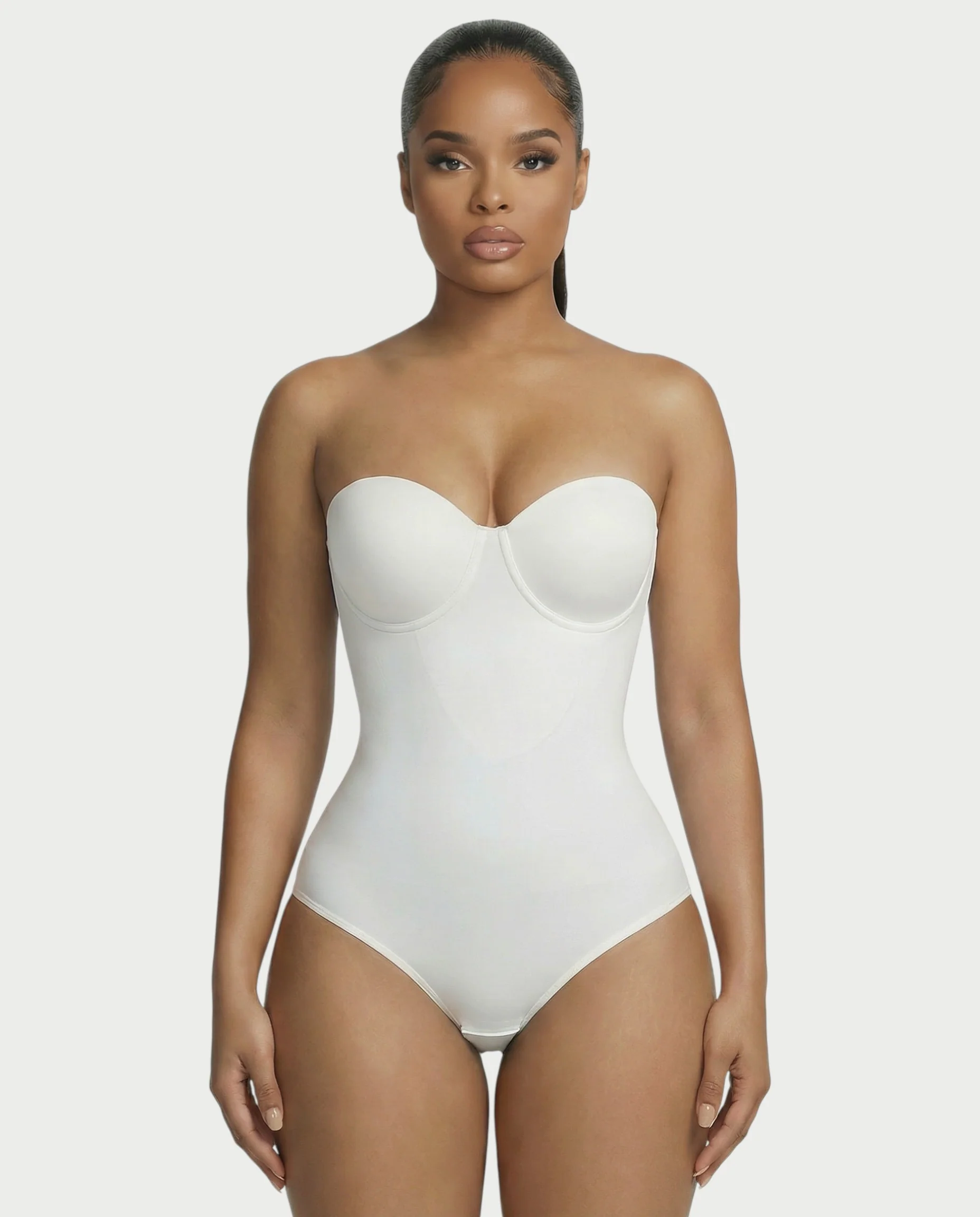 Strapless Corset Shapewear Bodysuit - Image 25