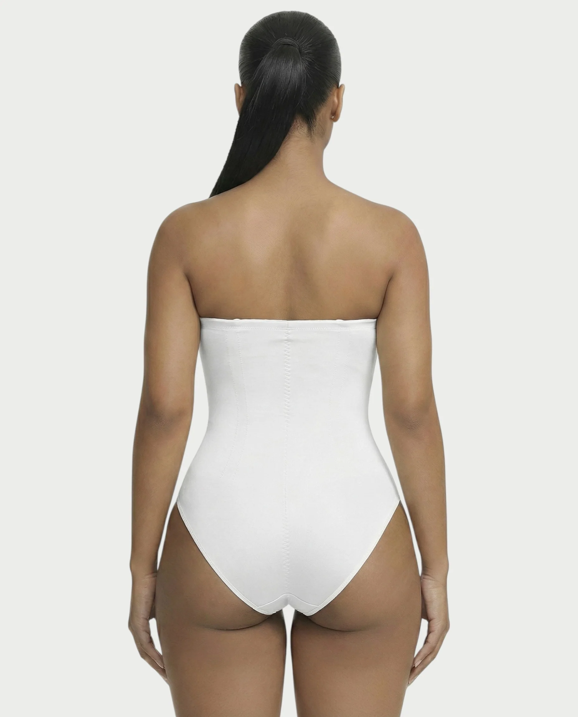 Strapless Corset Shapewear Bodysuit - Image 28