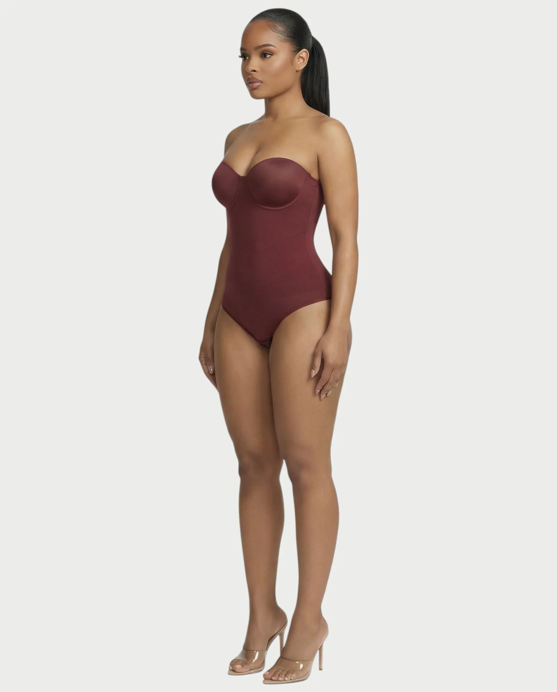 Strapless Corset Shapewear Bodysuit - Image 5