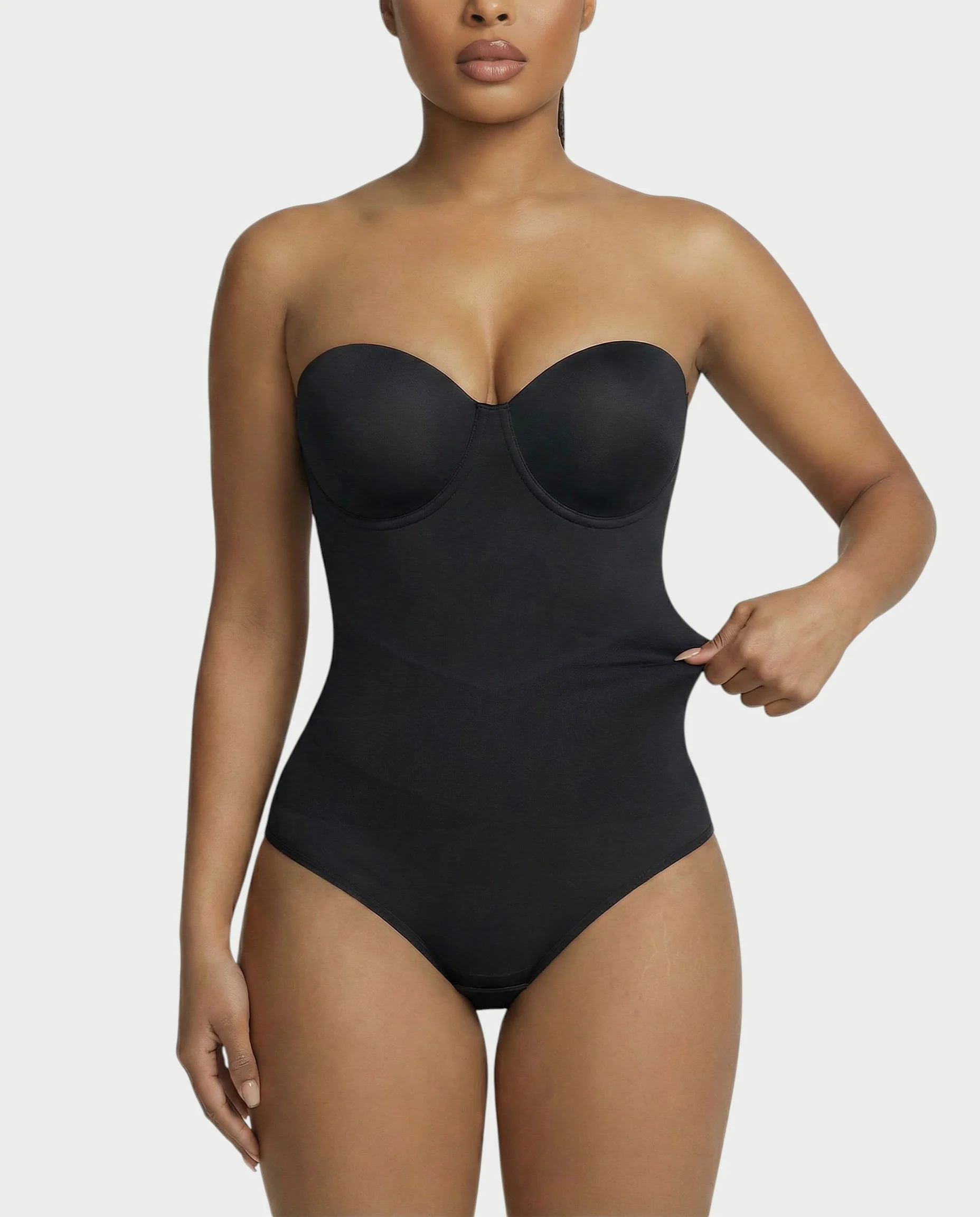 Strapless Corset Shapewear Bodysuit - Image 8