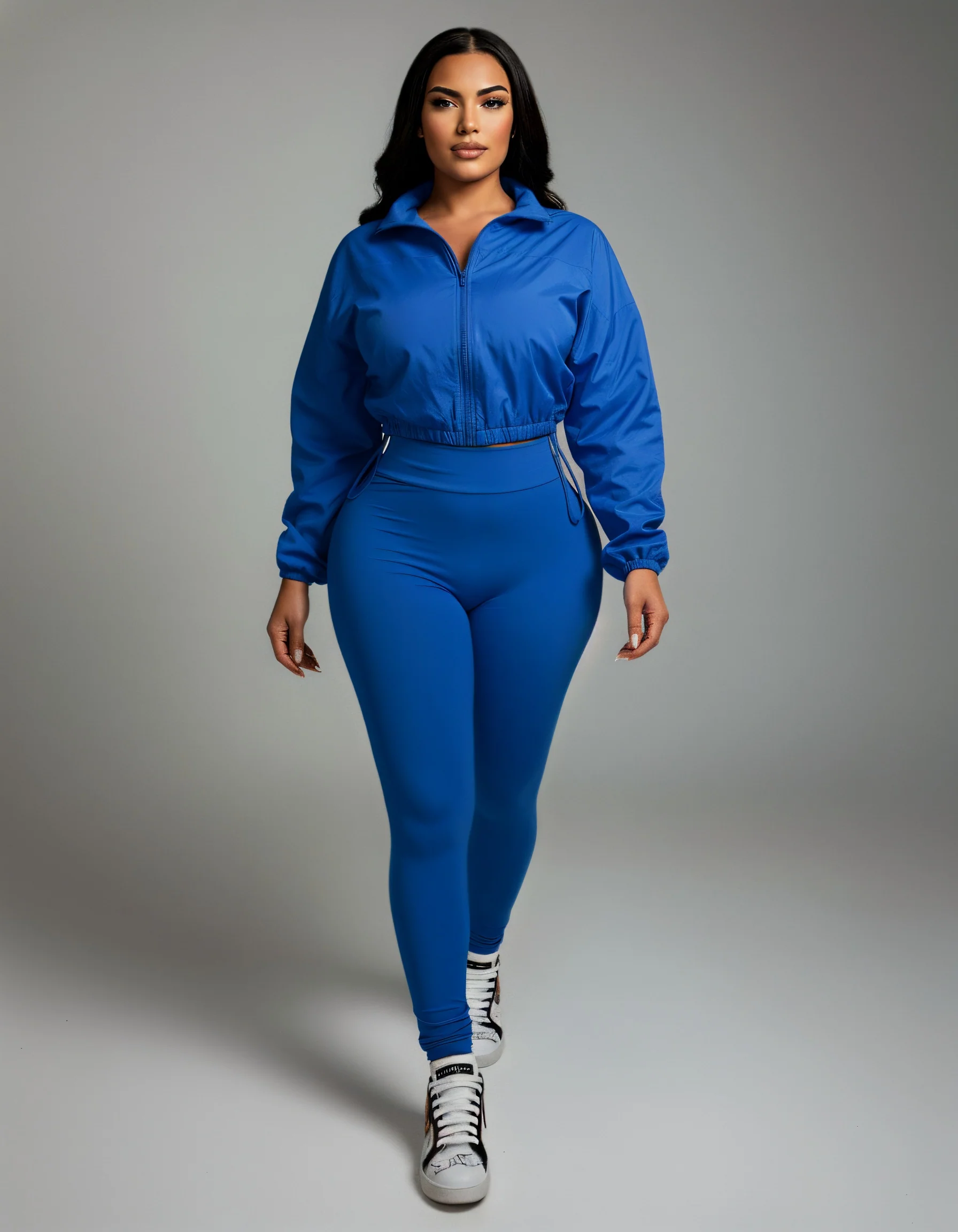 TATUM Cropped Zip Up Jacket & Leggings Set - Image 13