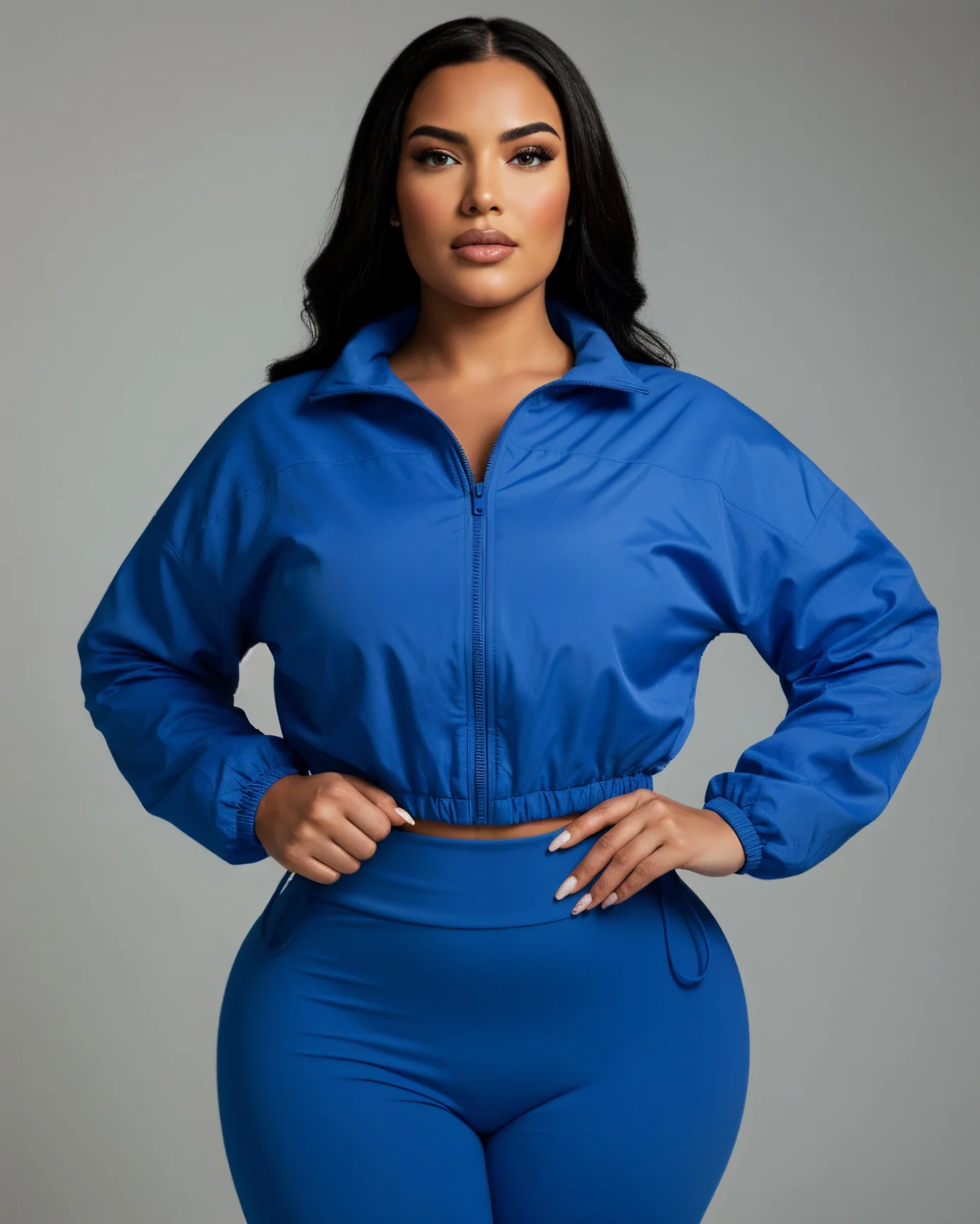 TATUM Cropped Zip Up Jacket & Leggings Set - Image 14