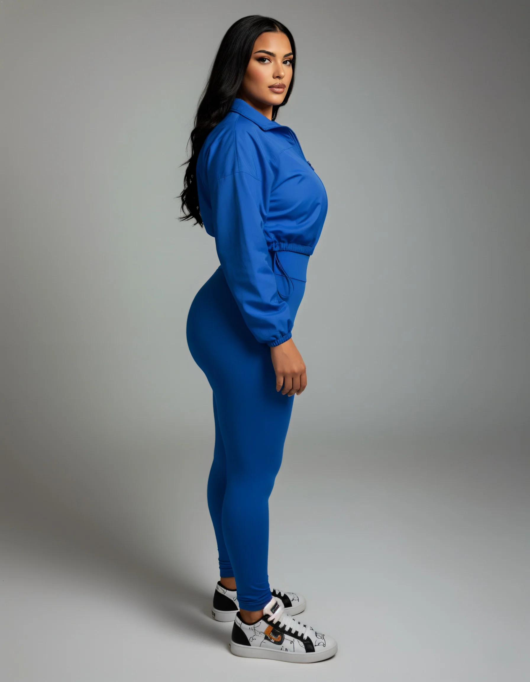 TATUM Cropped Zip Up Jacket & Leggings Set - Image 15