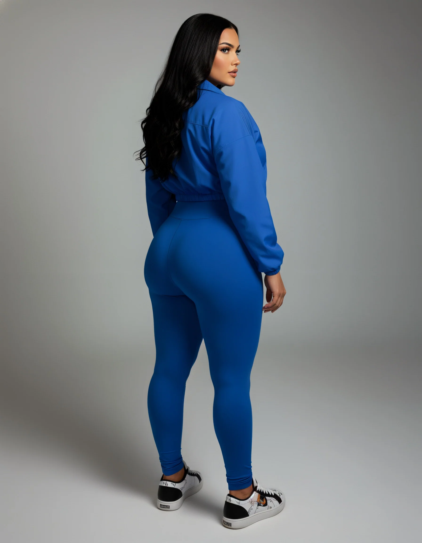 TATUM Cropped Zip Up Jacket & Leggings Set - Image 16