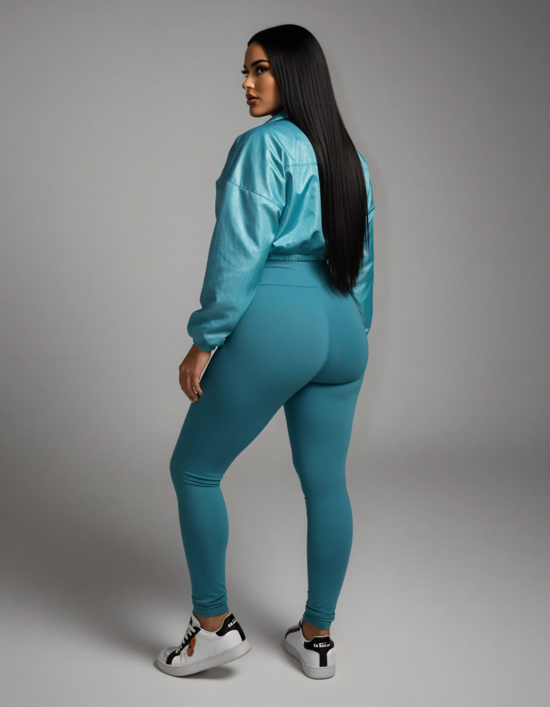 TATUM Cropped Zip Up Jacket & Leggings Set - Image 24