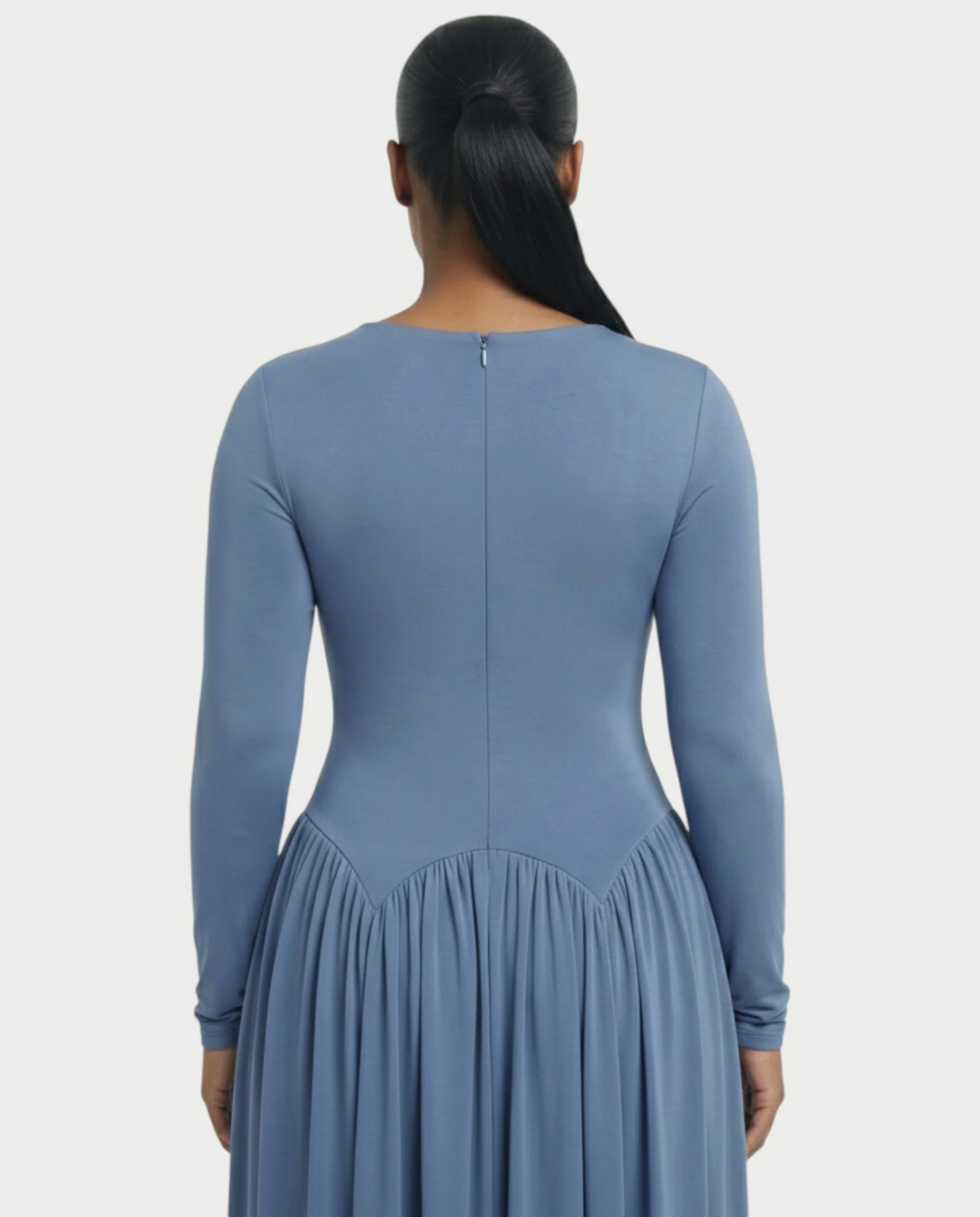 VIRELYA Cut-out Flowy Maxi Dress - Image 5