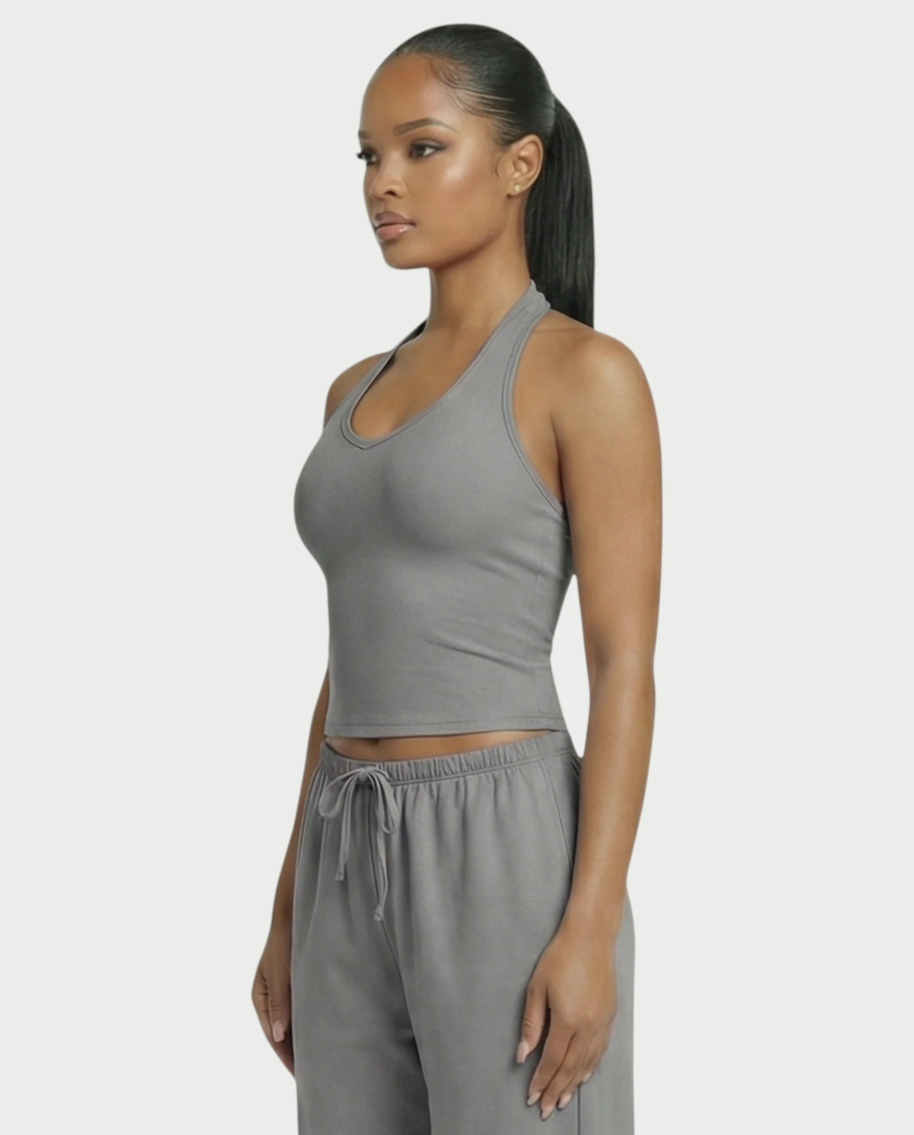 V-Neck Halter Crop Top - Image 19