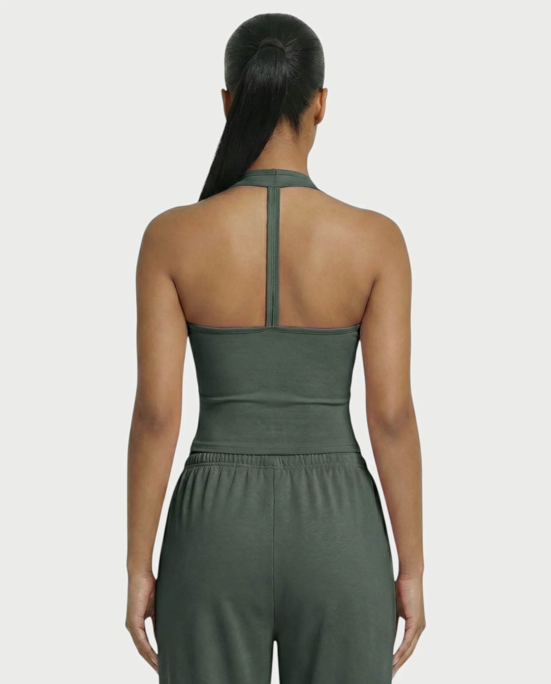 V-Neck Halter Crop Top - Image 22