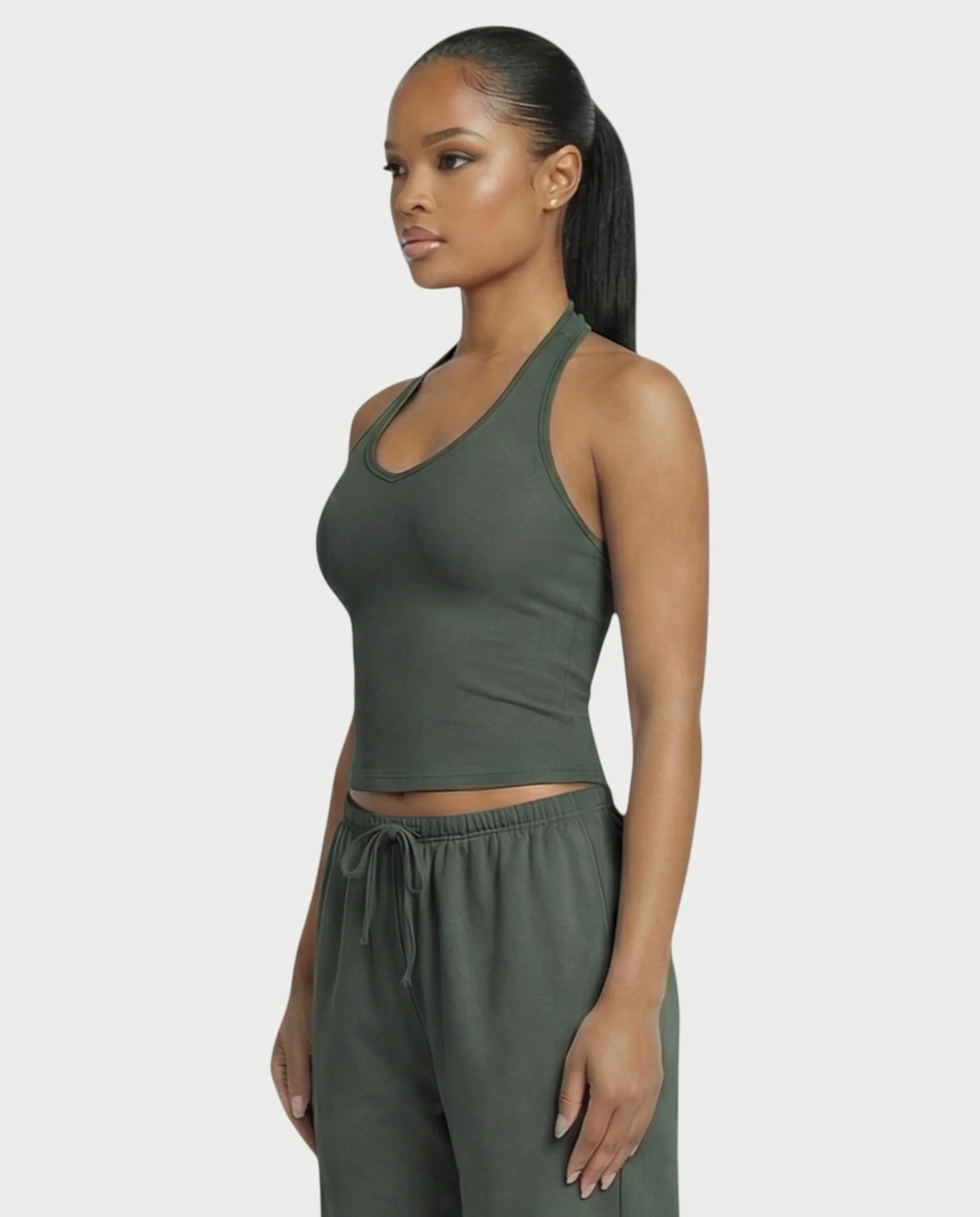 V-Neck Halter Crop Top - Image 23