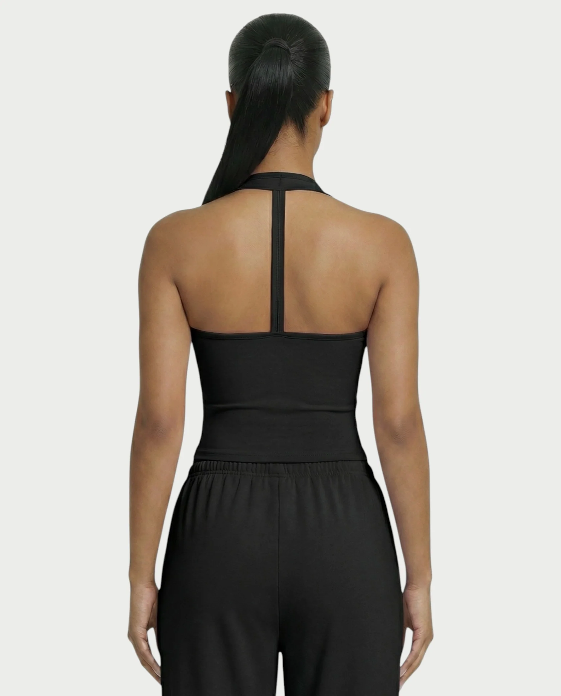 V-Neck Halter Crop Top - Image 26