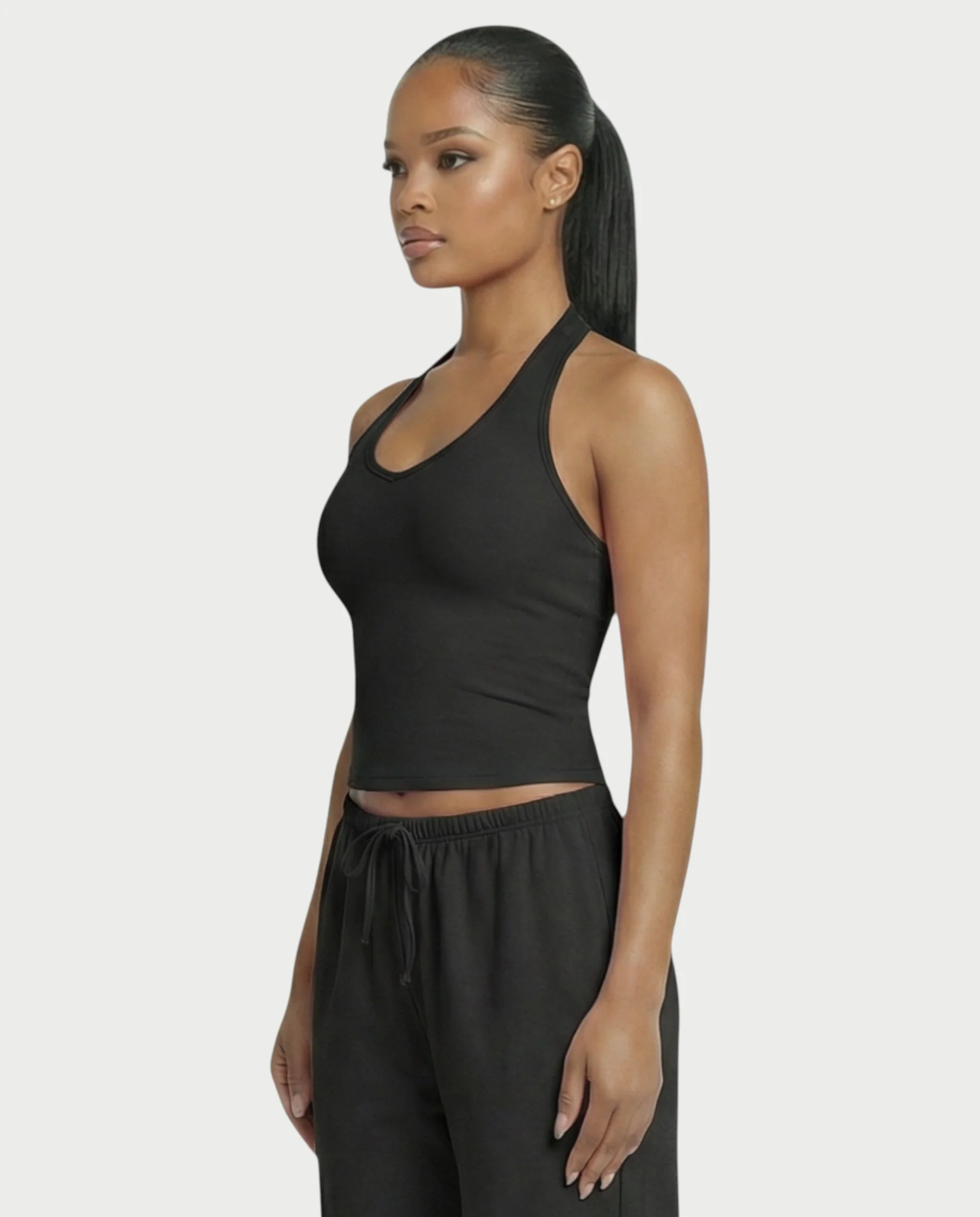 V-Neck Halter Crop Top - Image 27