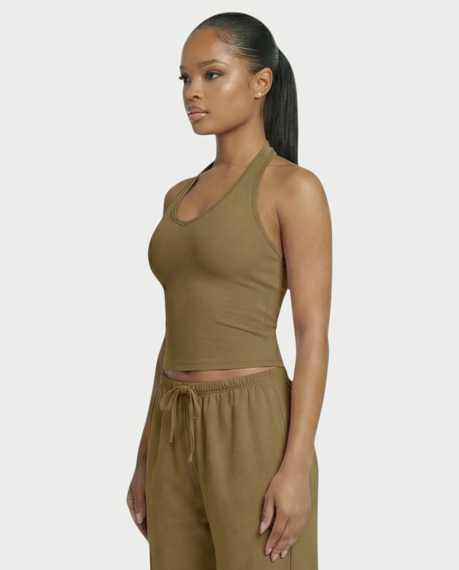 V-Neck Halter Crop Top - Image 31