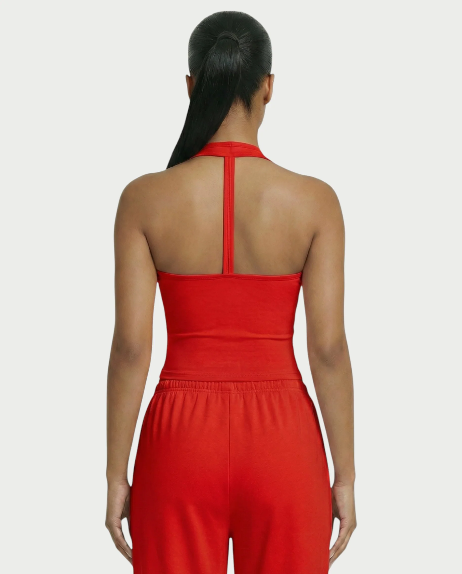 V-Neck Halter Crop Top - Image 34