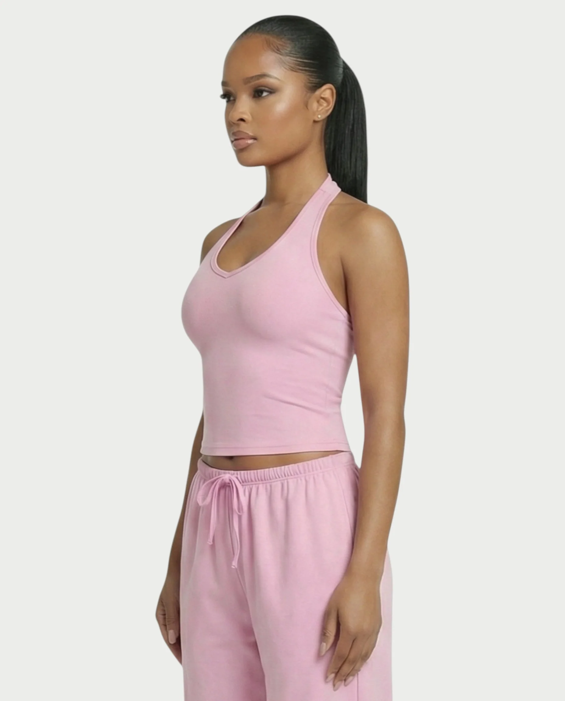 V-Neck Halter Crop Top - Image 7