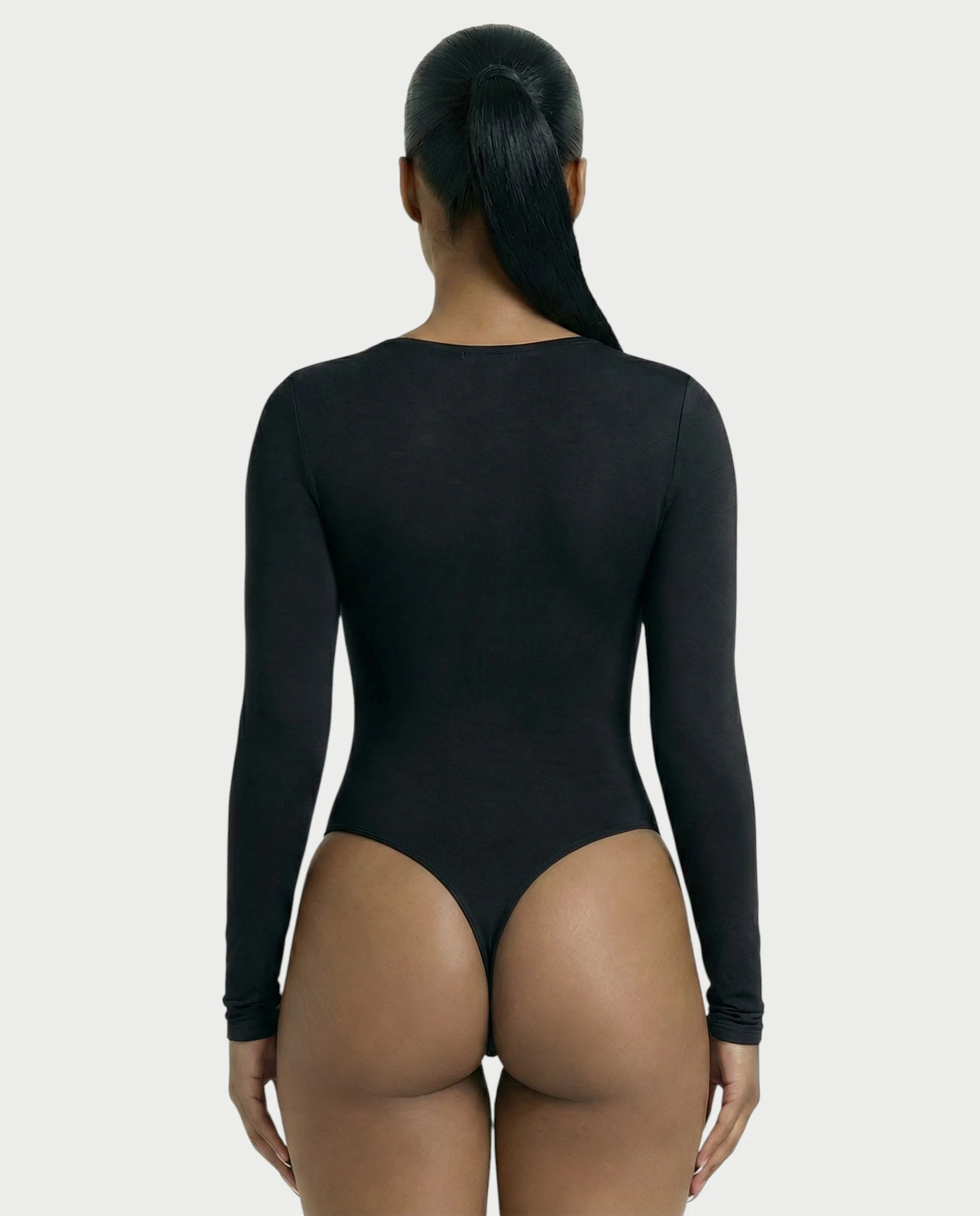 V-Neck Long Sleeve Bodysuit - Image 12