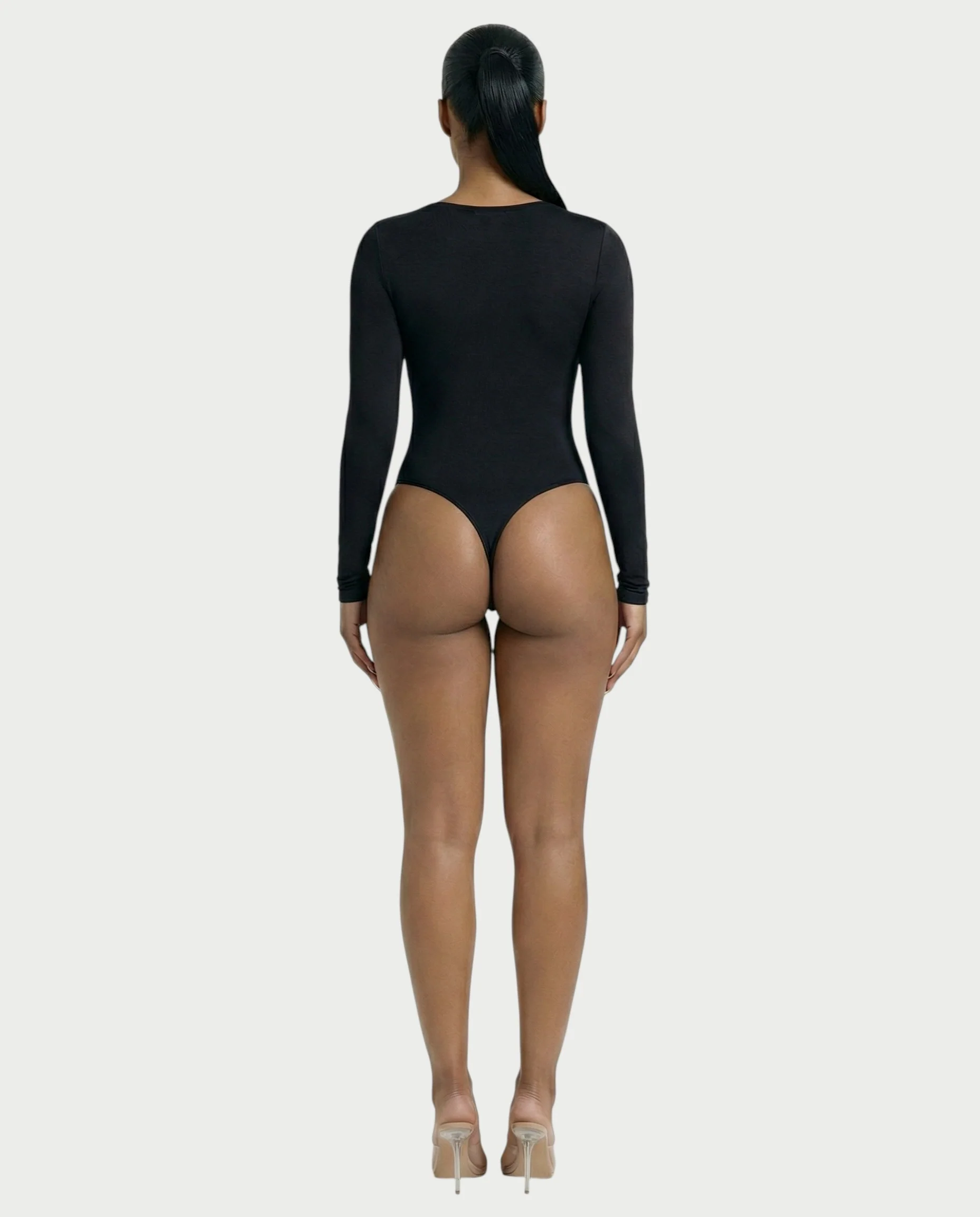 V-Neck Long Sleeve Bodysuit - Image 15