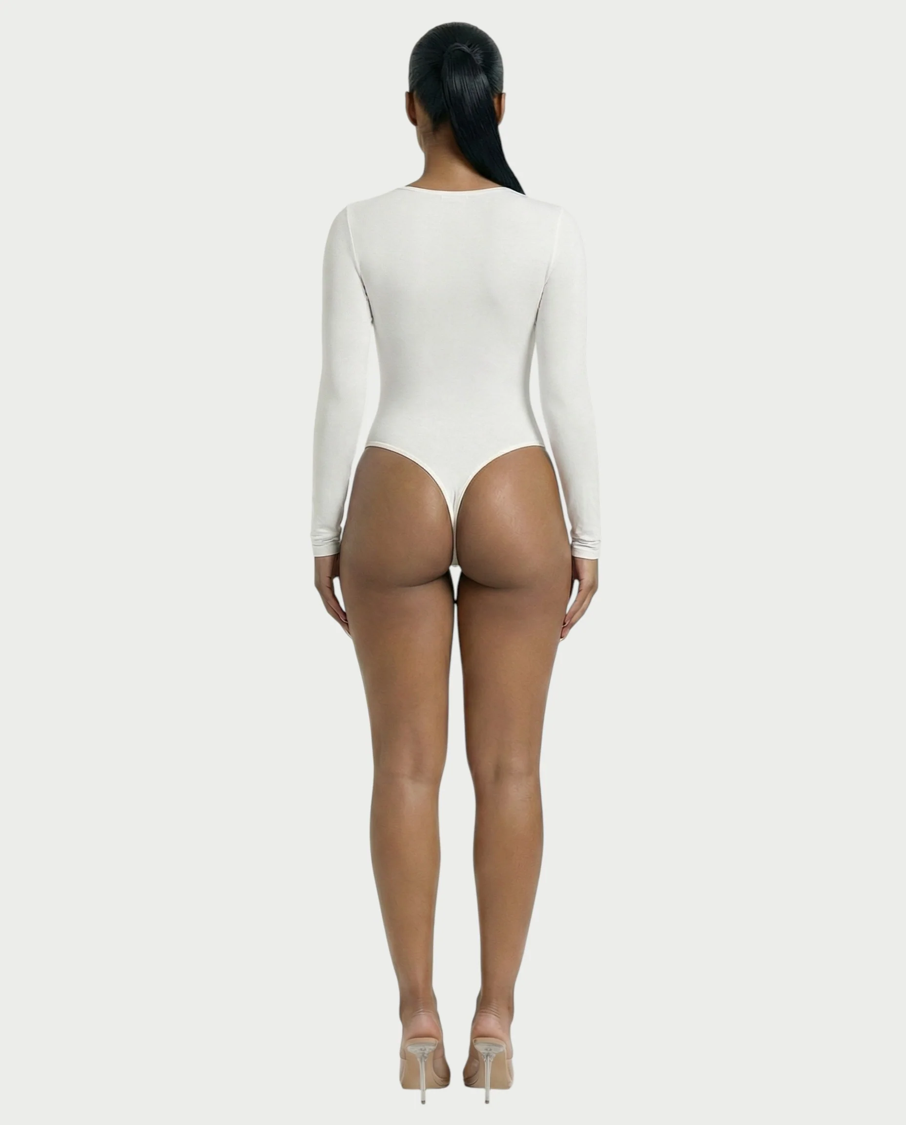 V-Neck Long Sleeve Bodysuit - Image 20