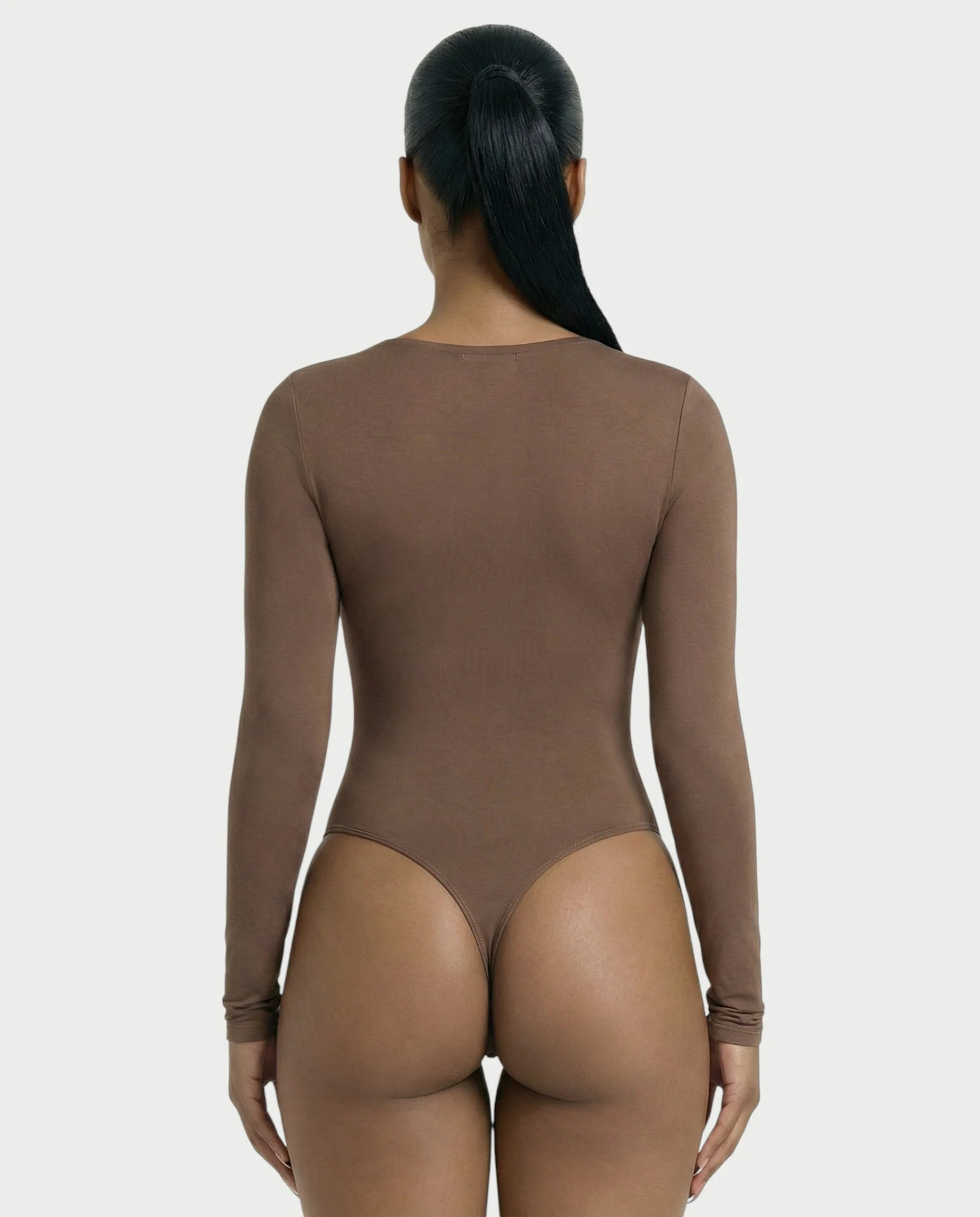 V-Neck Long Sleeve Bodysuit - Image 7